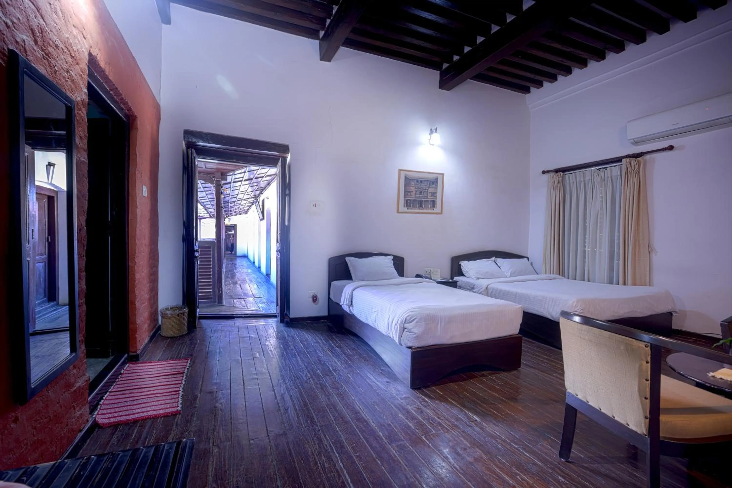 Bed in Hukum Darbar Restaurant & Hotel