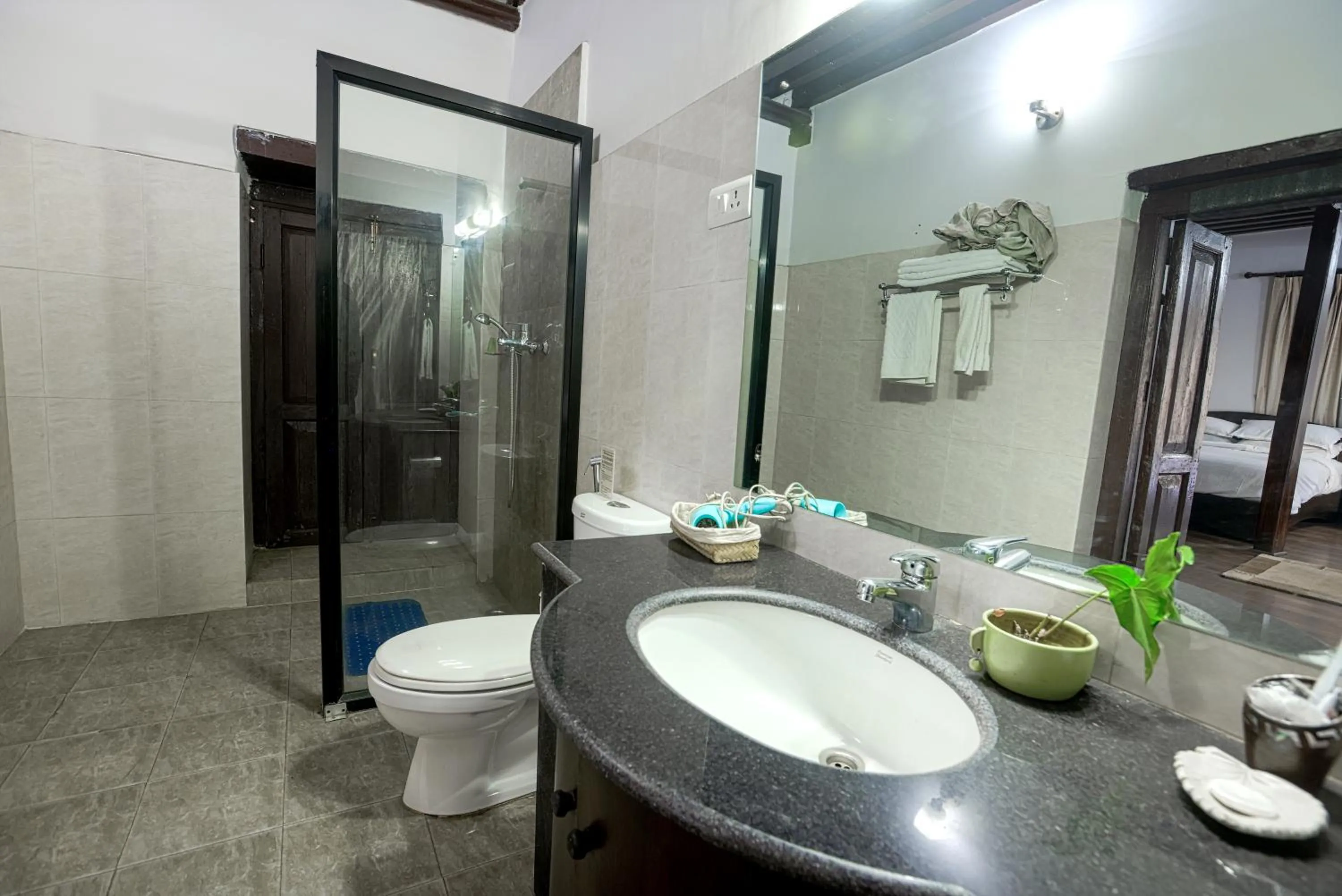 Toilet in Hukum Darbar Restaurant & Hotel