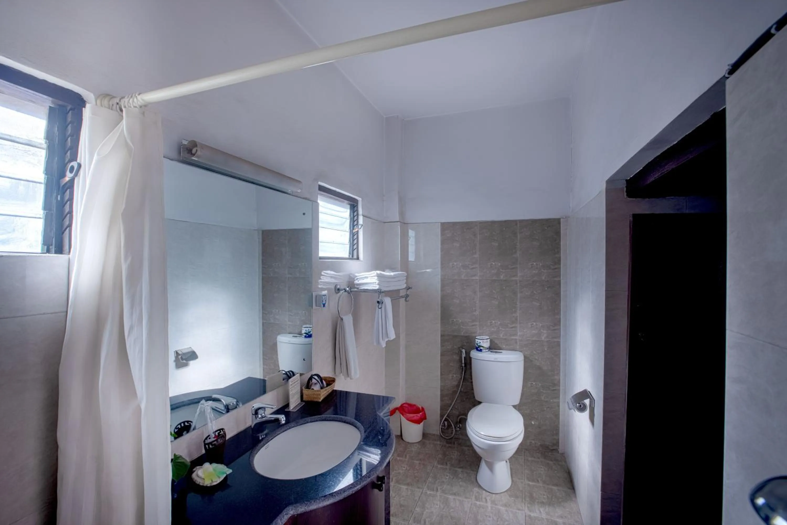 Bathroom in Hukum Darbar Restaurant & Hotel