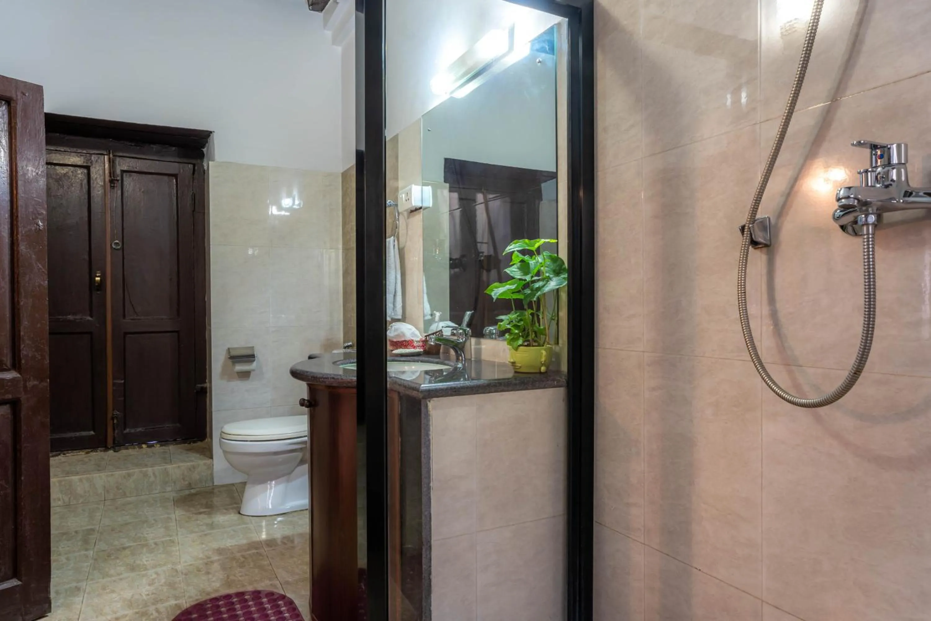 Bathroom in Hukum Darbar Restaurant & Hotel