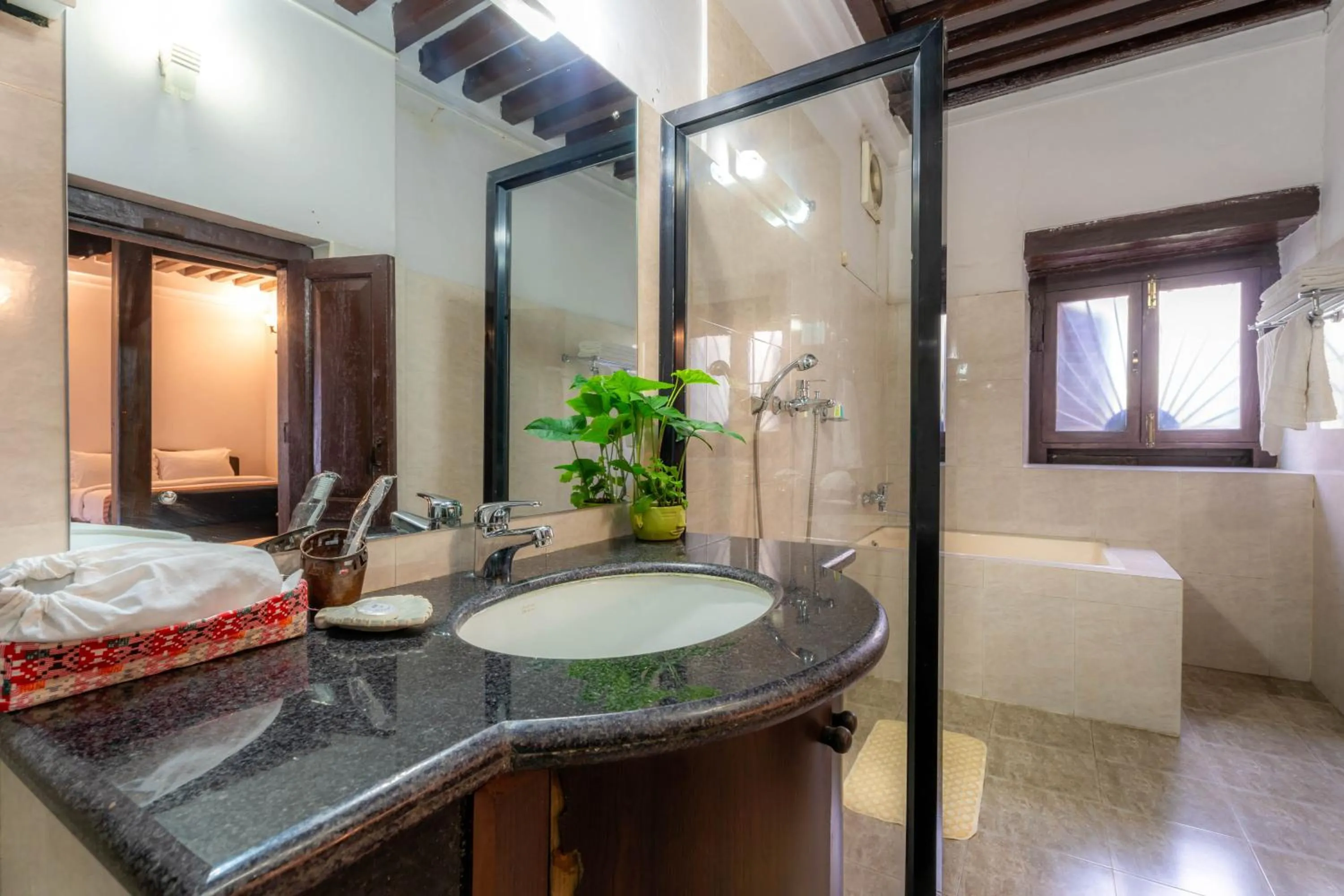 Bathroom in Hukum Darbar Restaurant & Hotel