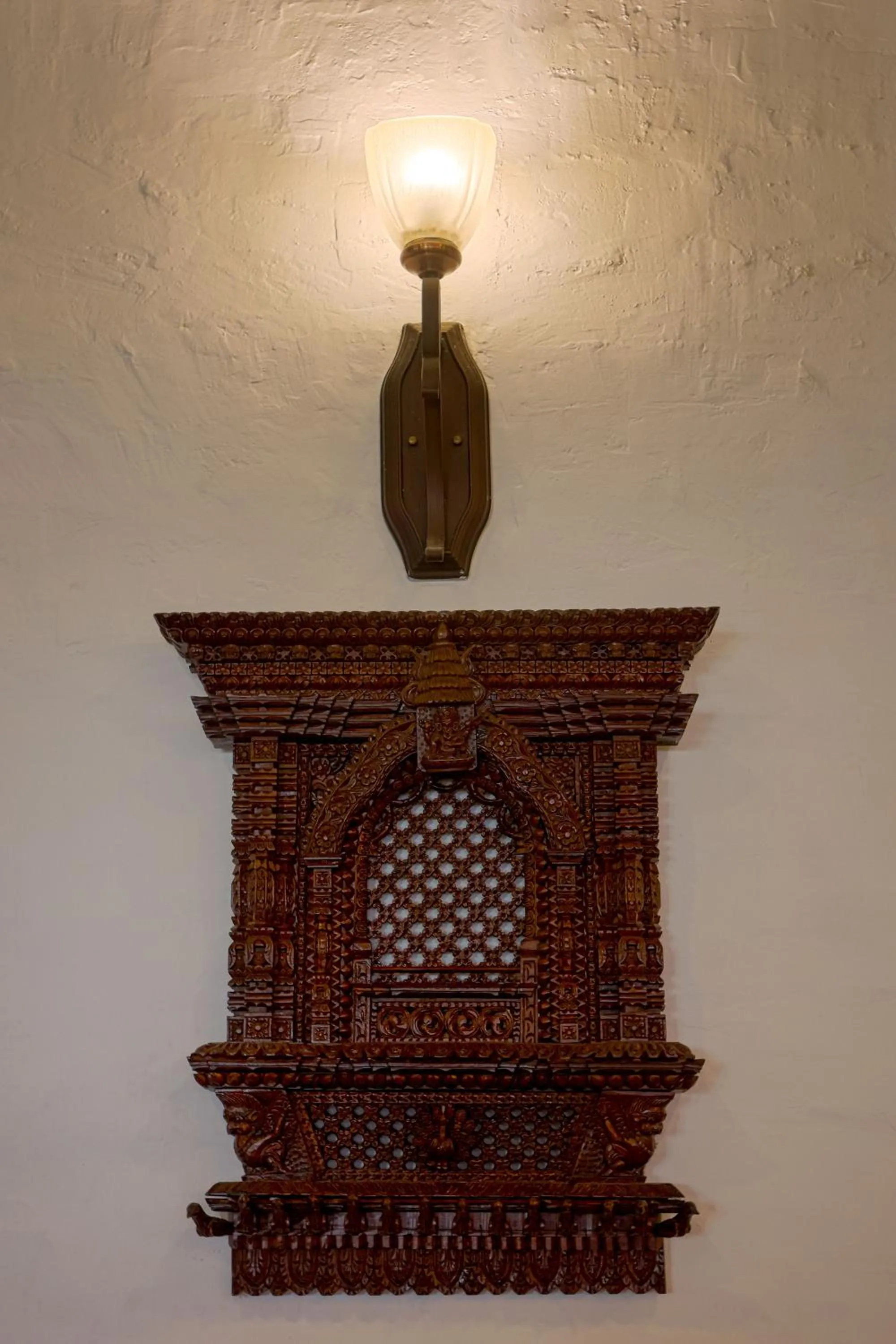 Decorative detail in Hukum Darbar Restaurant & Hotel