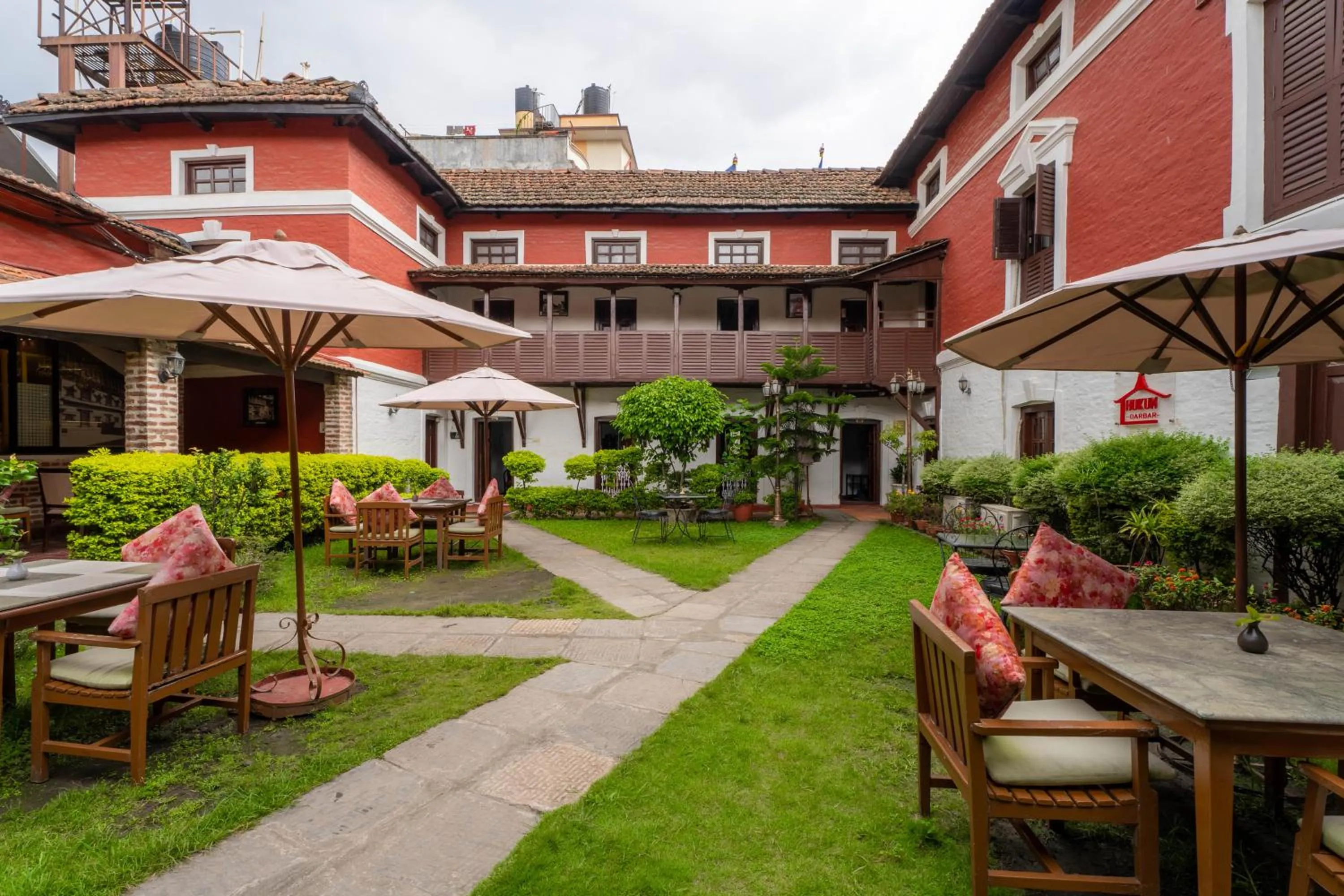 Garden in Hukum Darbar Restaurant & Hotel