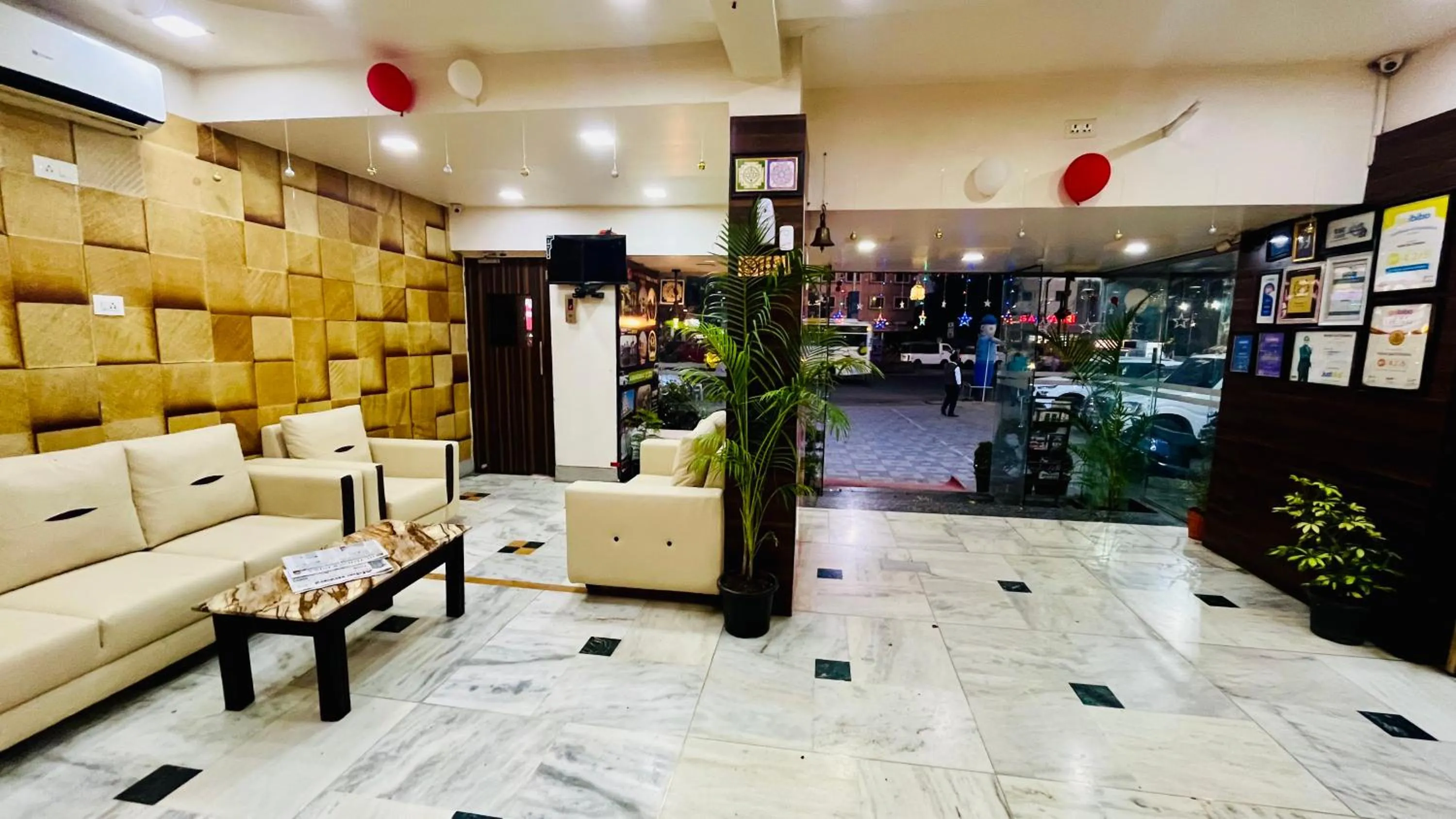 Lobby or reception in Hotel Sai Chhatra