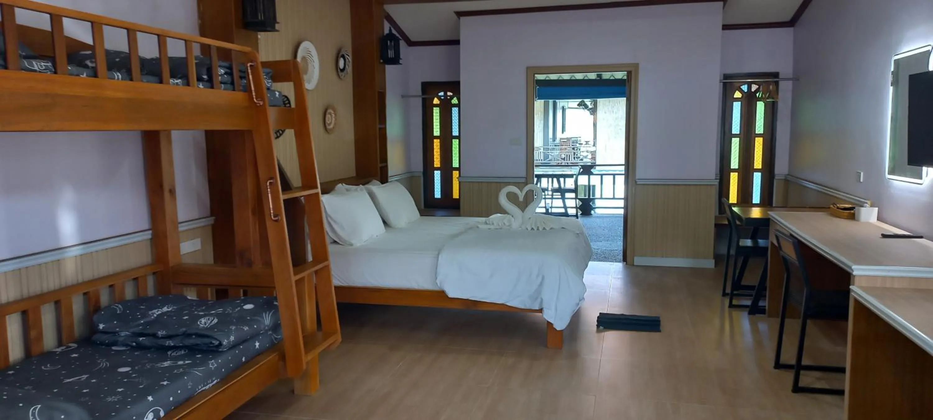 Bed in Mangrove House Lanta Old Town