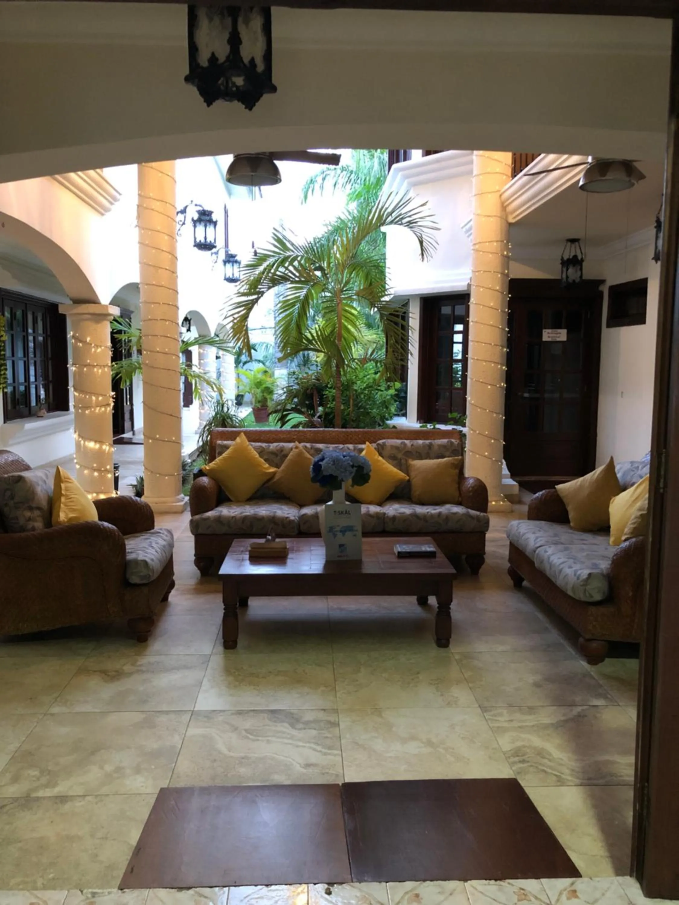 Living room in Hotel Boutique Villas Segovia Cozumel