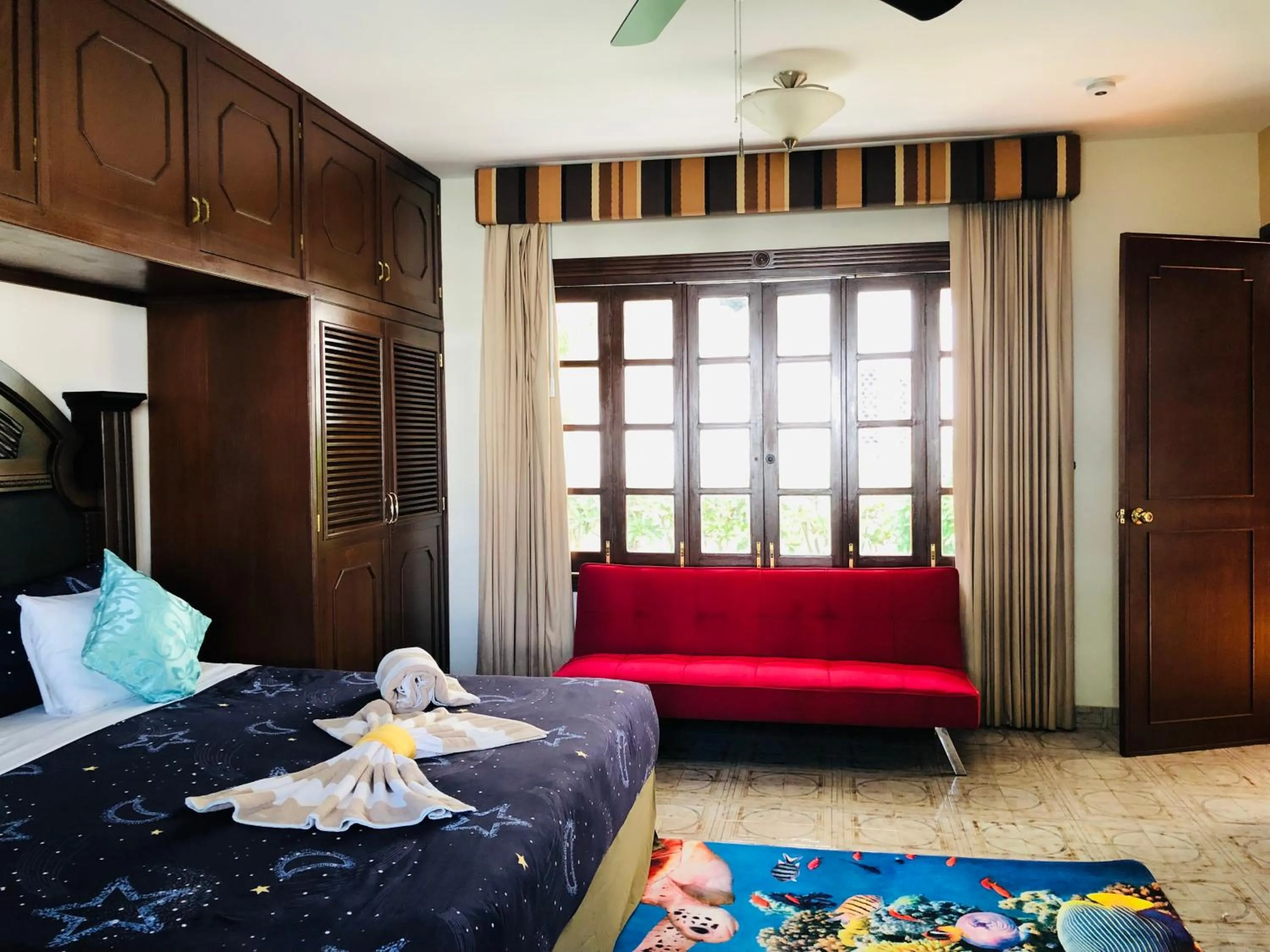 Bed in Hotel Boutique Villas Segovia Cozumel