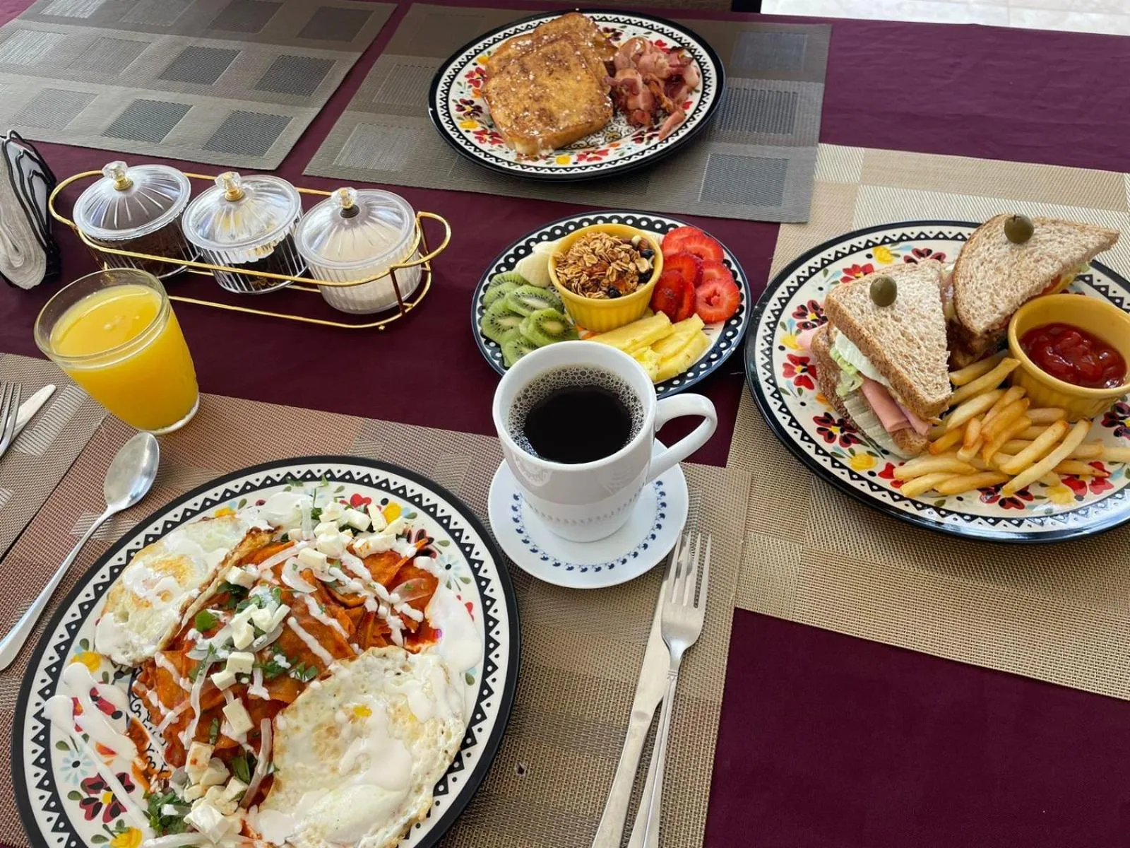 Communal kitchen in Hotel Boutique Villas Segovia Cozumel