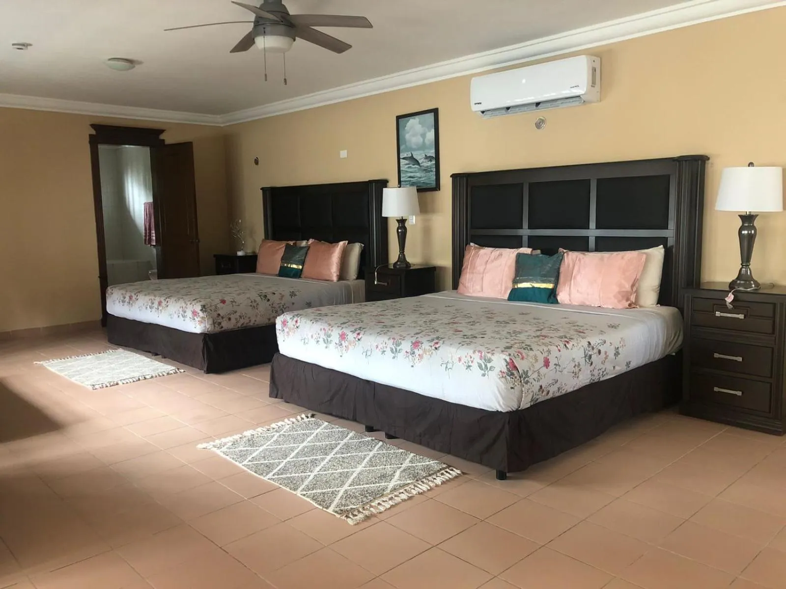 Bed in Hotel Boutique Villas Segovia Cozumel