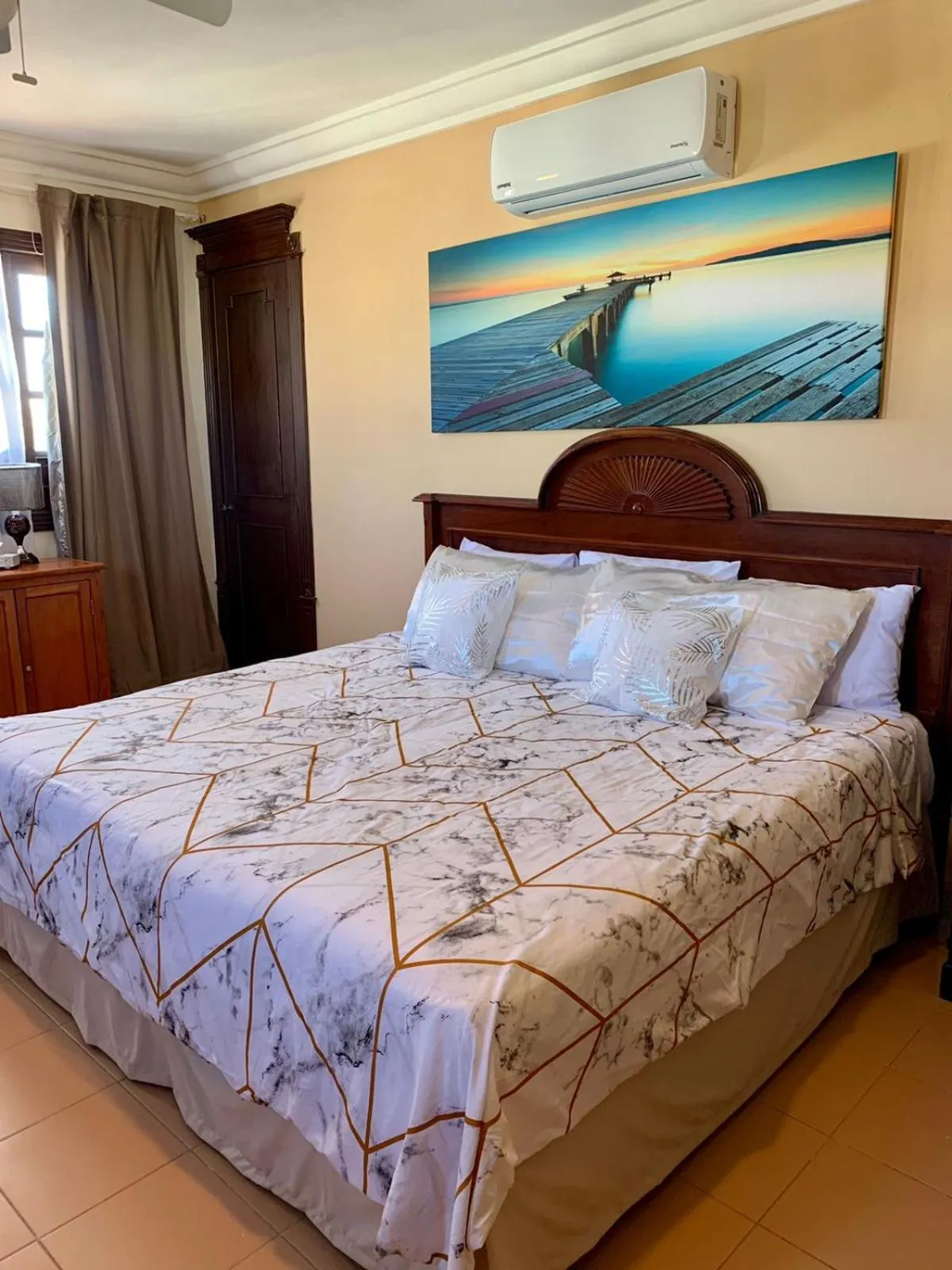 Bed in Hotel Boutique Villas Segovia Cozumel