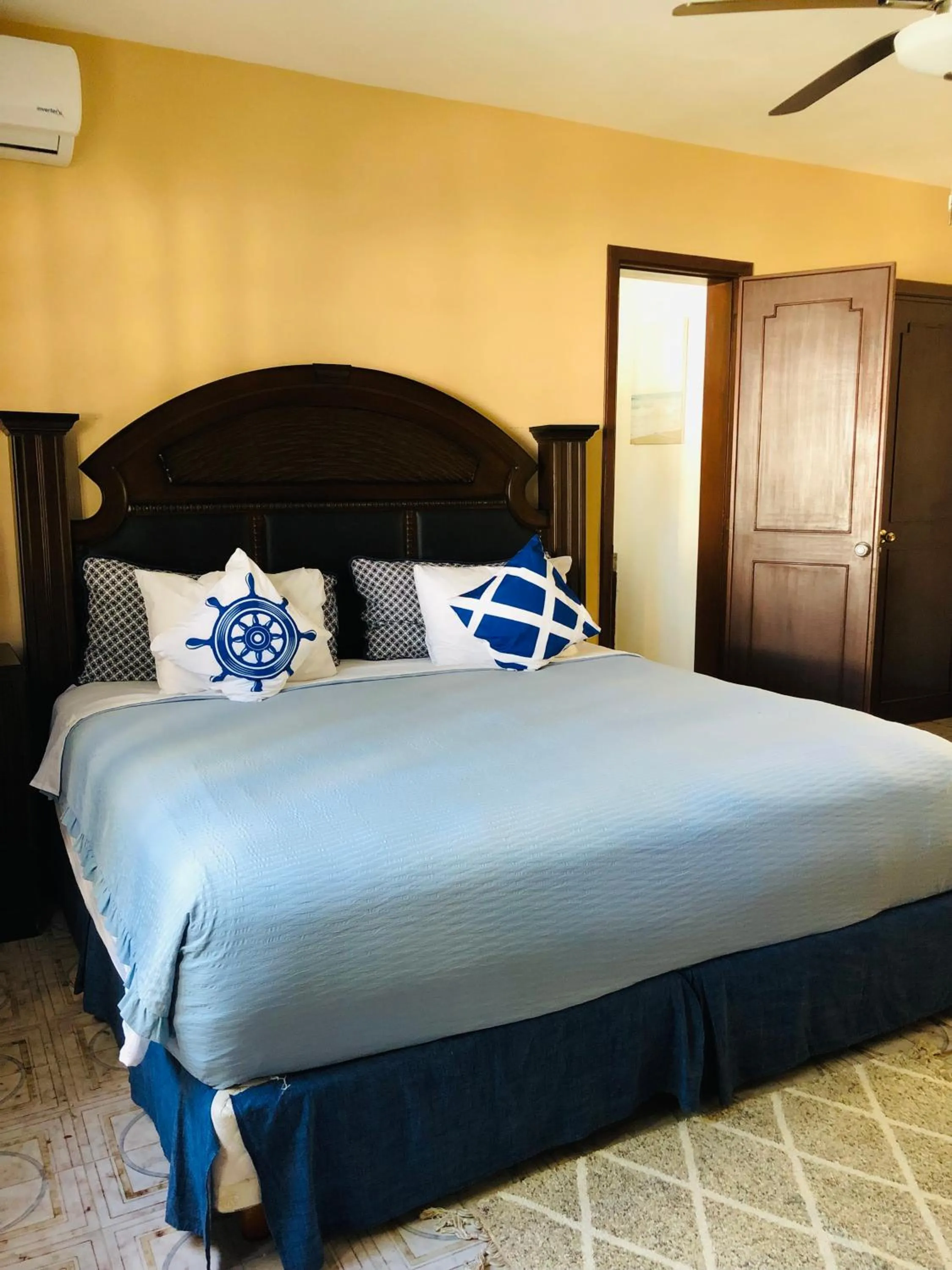 Bed in Hotel Boutique Villas Segovia Cozumel