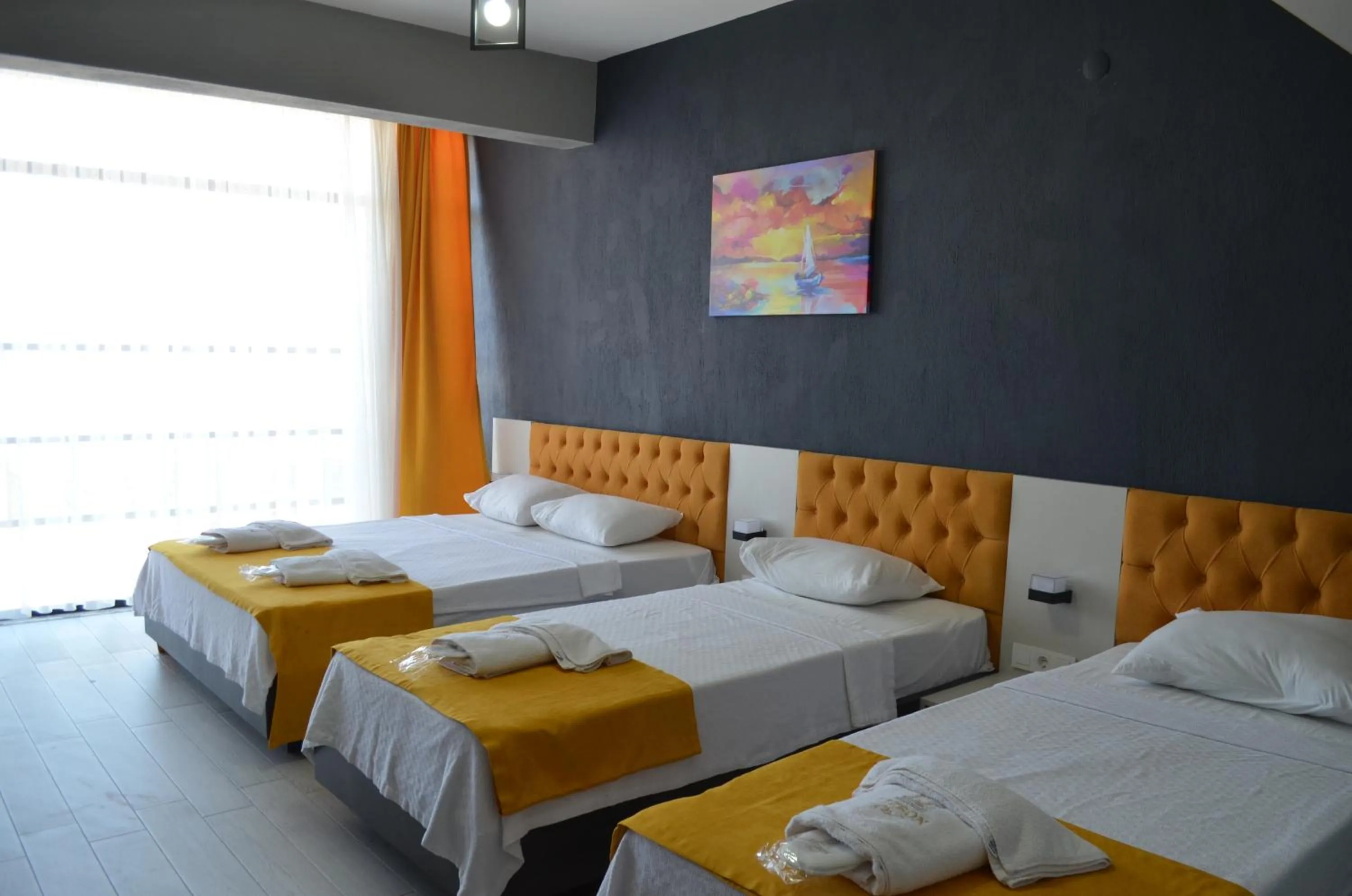 Bed in LİZBON HOTEL