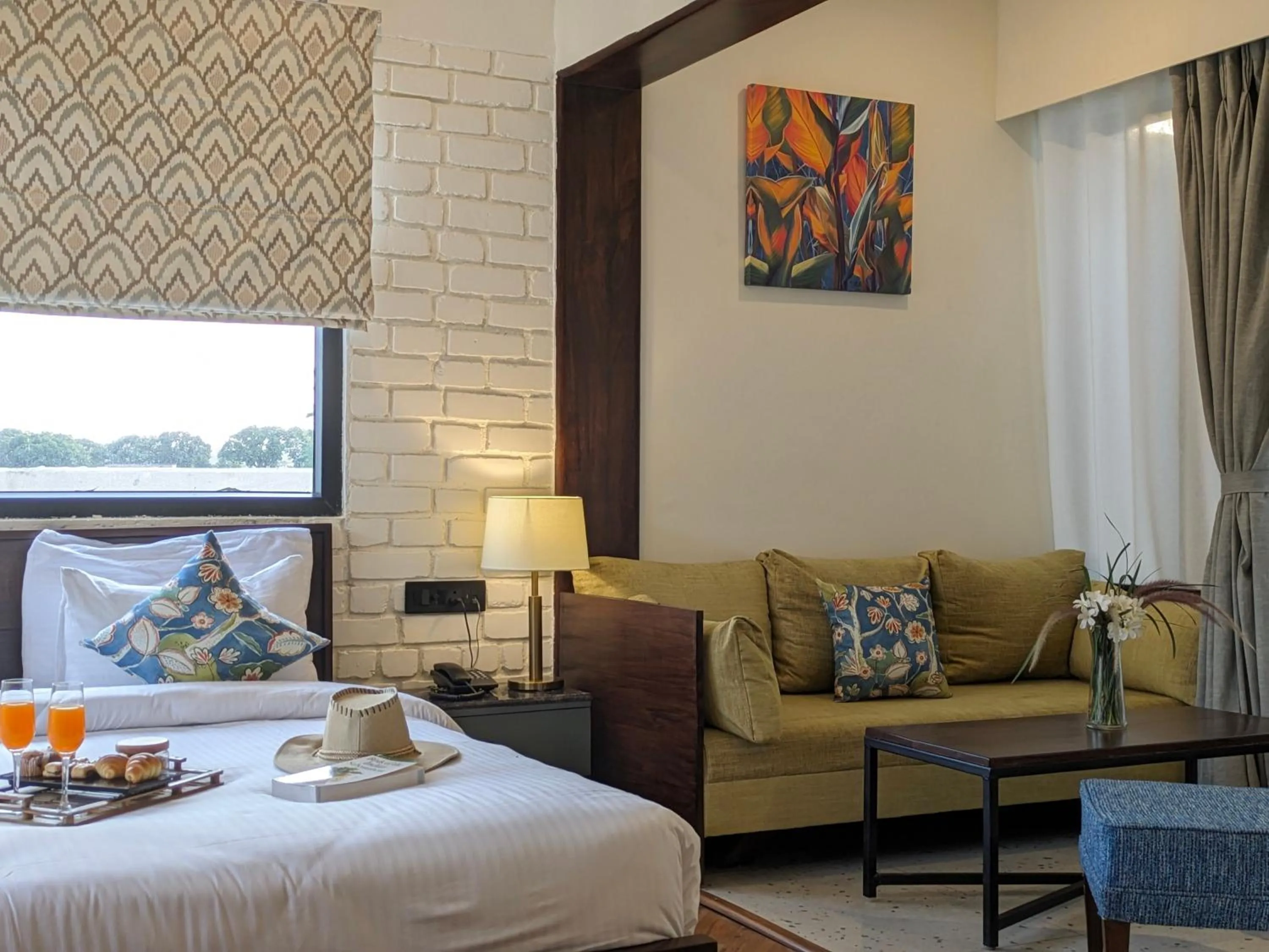 Living room, Bed in The Golden Tusk By Ivory Destinations