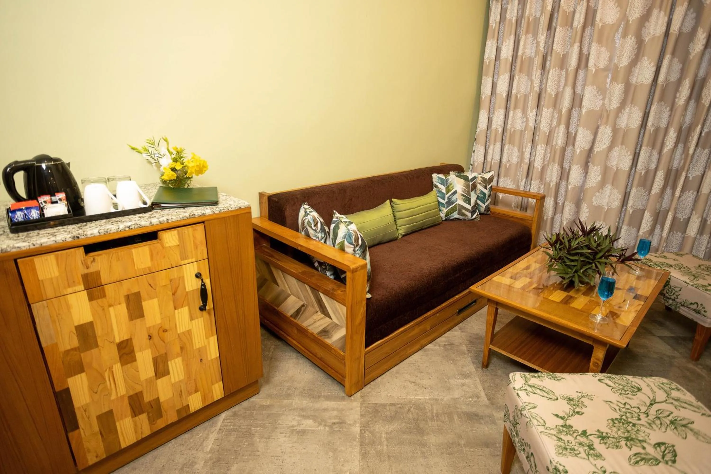 Living room in The Golden Tusk By Ivory Destinations