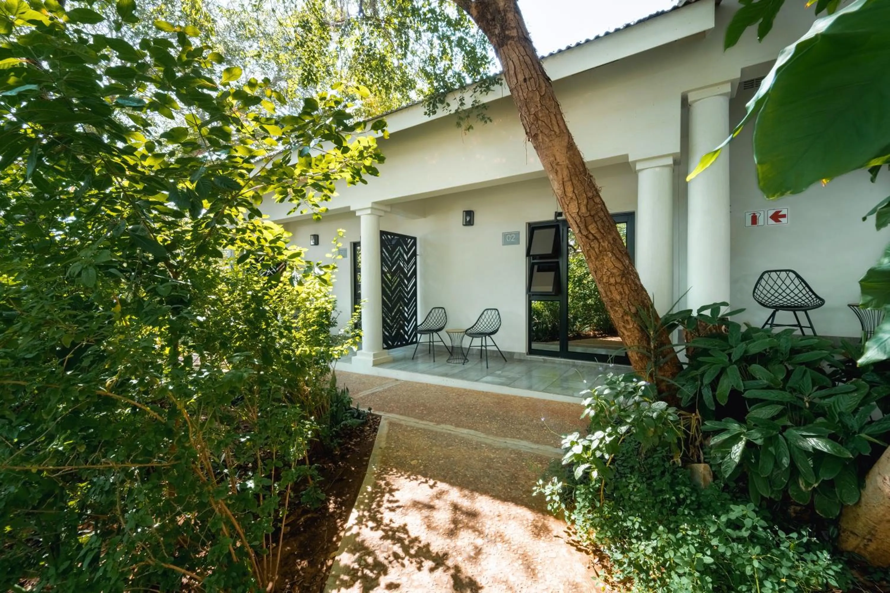 Garden in Nkosi Guest Lodge