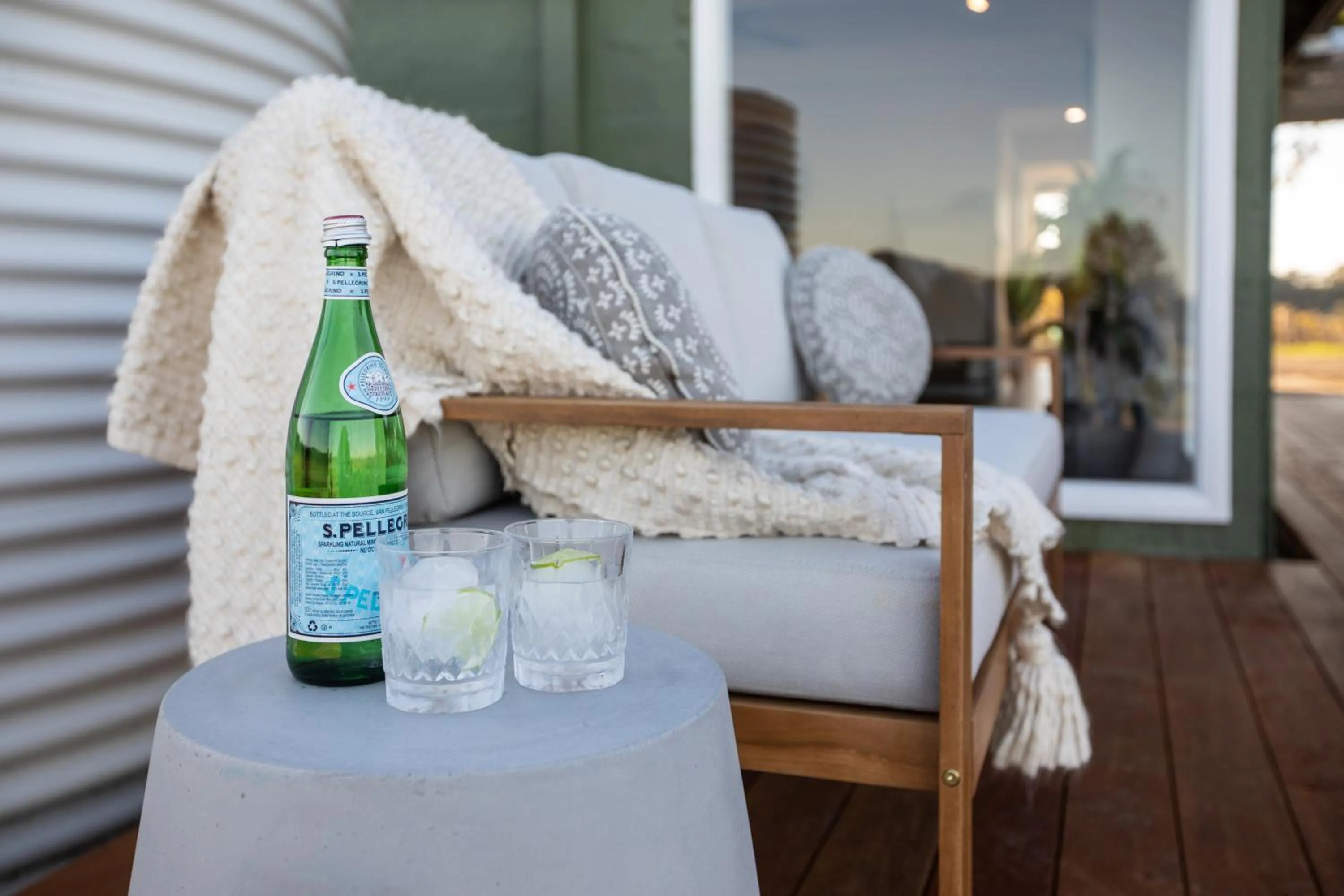 Patio in Pokolbin Farm Stay