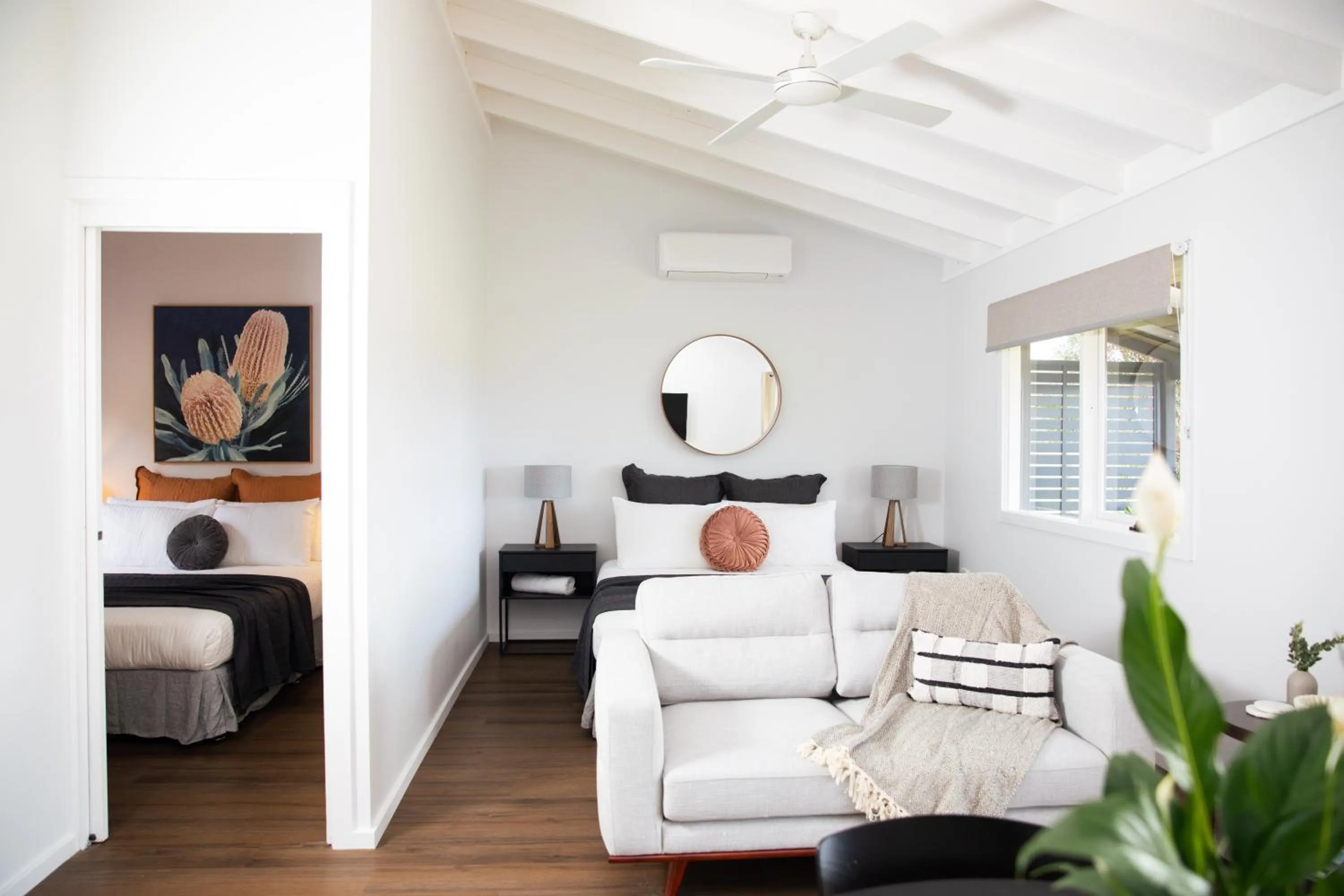 Living room in Pokolbin Farm Stay