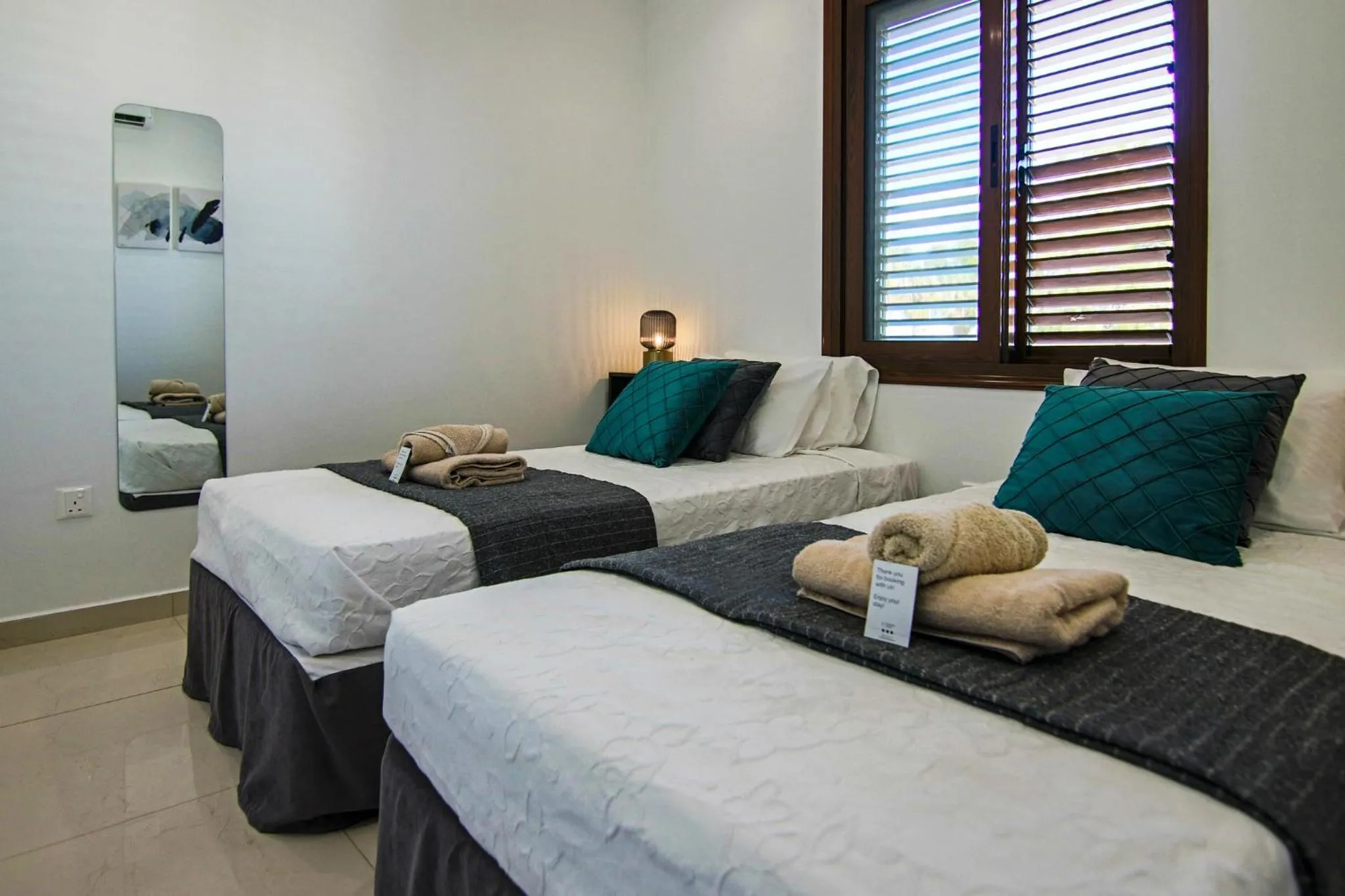 Bed in Phaedrus Living: Seaside Flat Constantinos 113