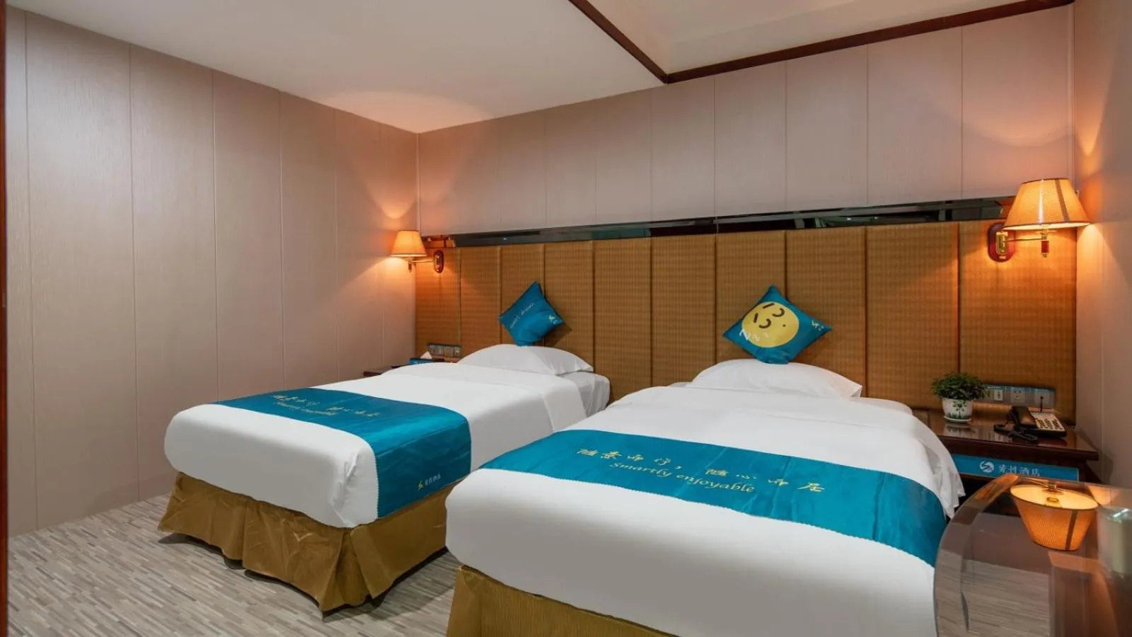 Bed in Suoxing Hotel Yijing Yangchun Donghu West Road