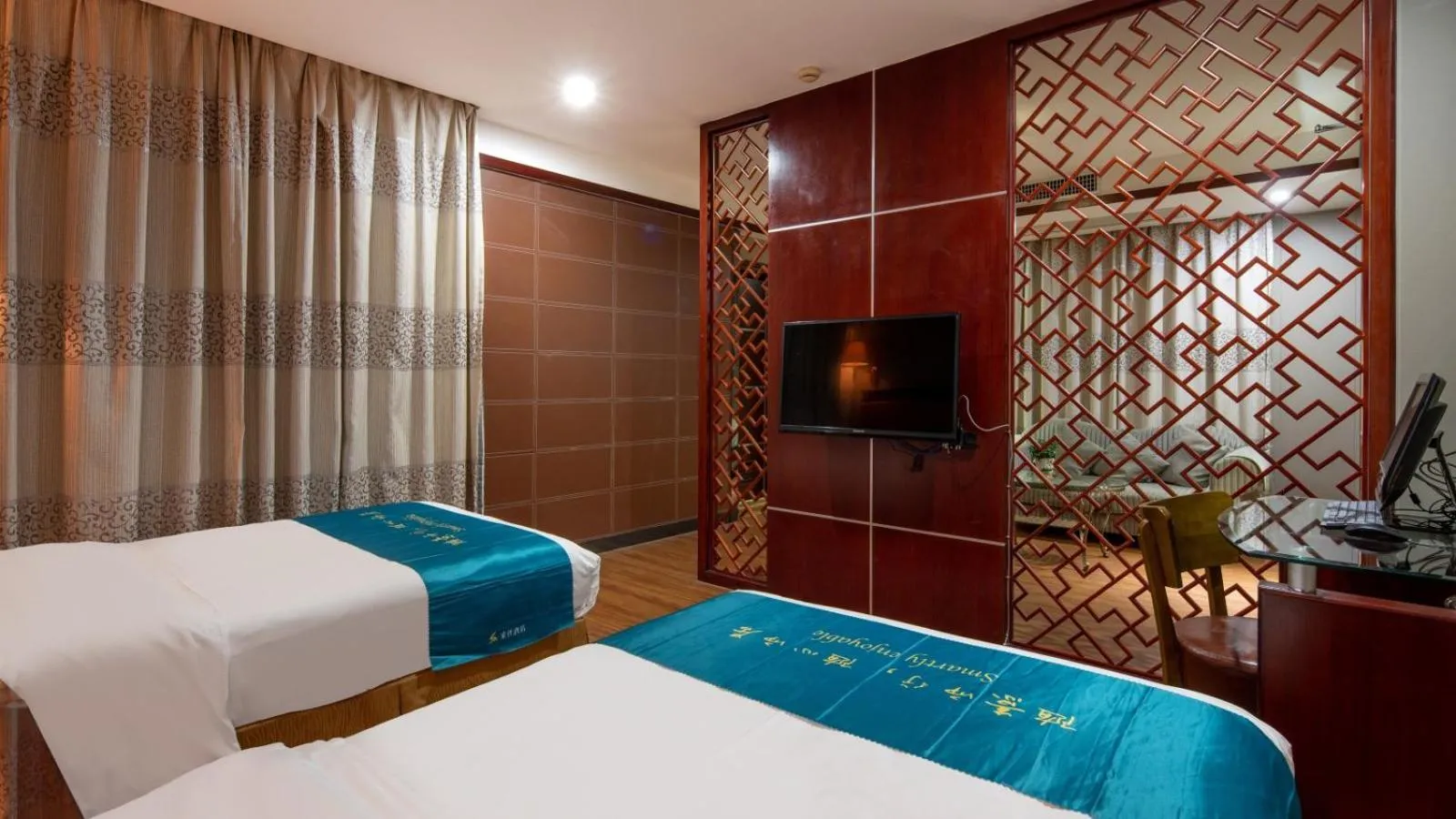 Bed in Suoxing Hotel Yijing Yangchun Donghu West Road