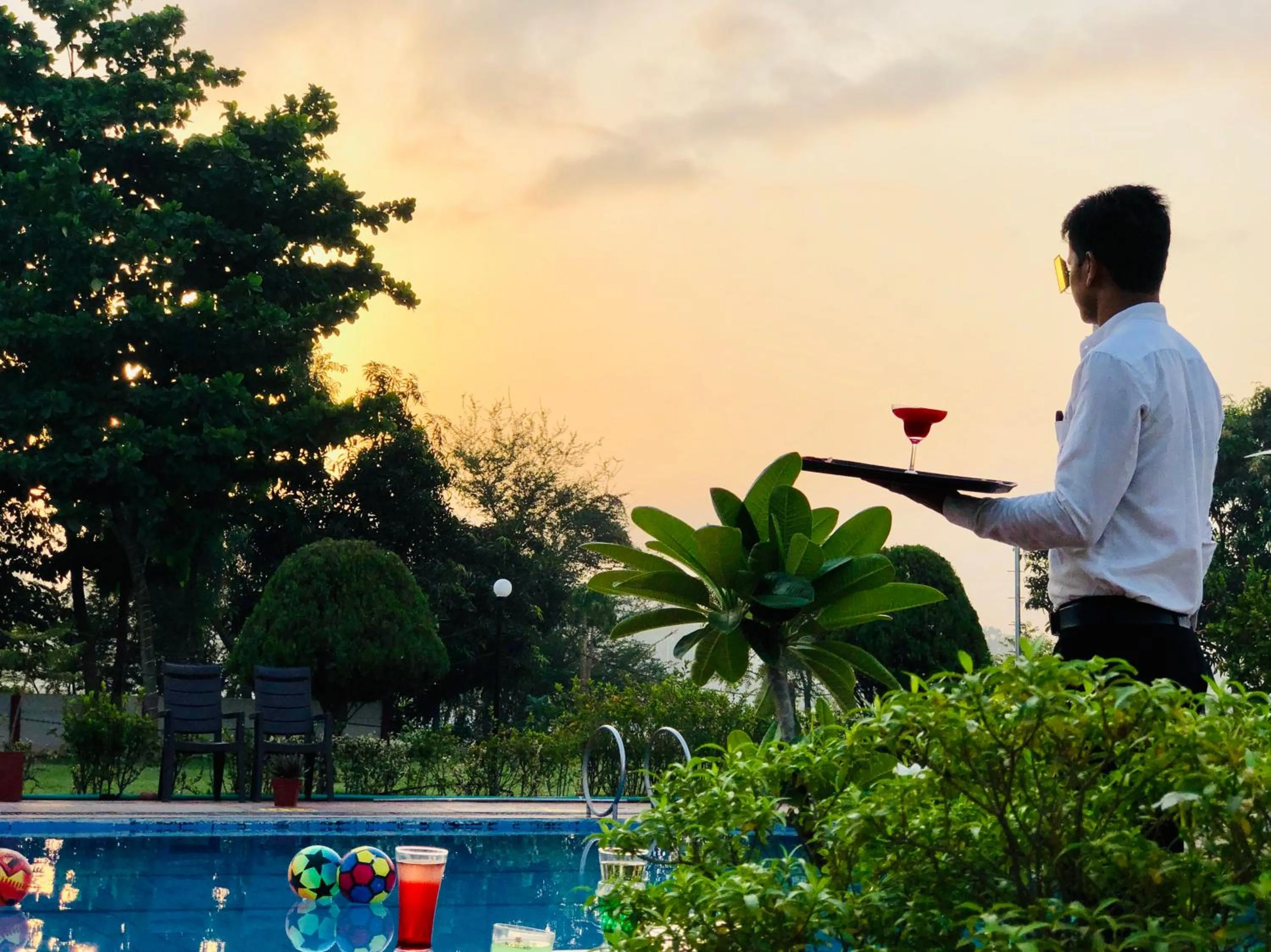 Pool view in VITS Kamats Resort, Silvassa