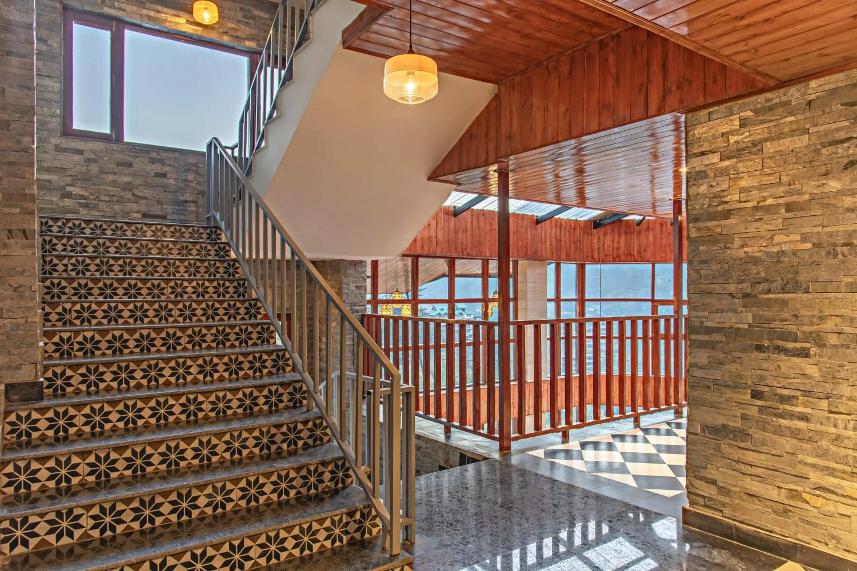 Lobby or reception in Echor Himalayan Aurum Manali