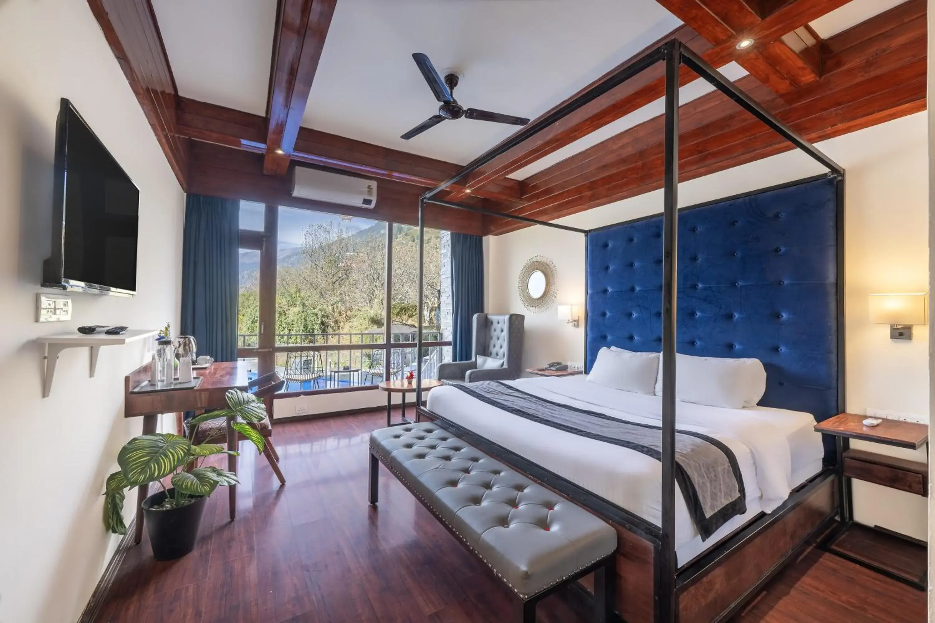 Double Room with Pool View in Echor Himalayan Aurum Manali Double Room with Pool View in Echor Himalayan Aurum Manali