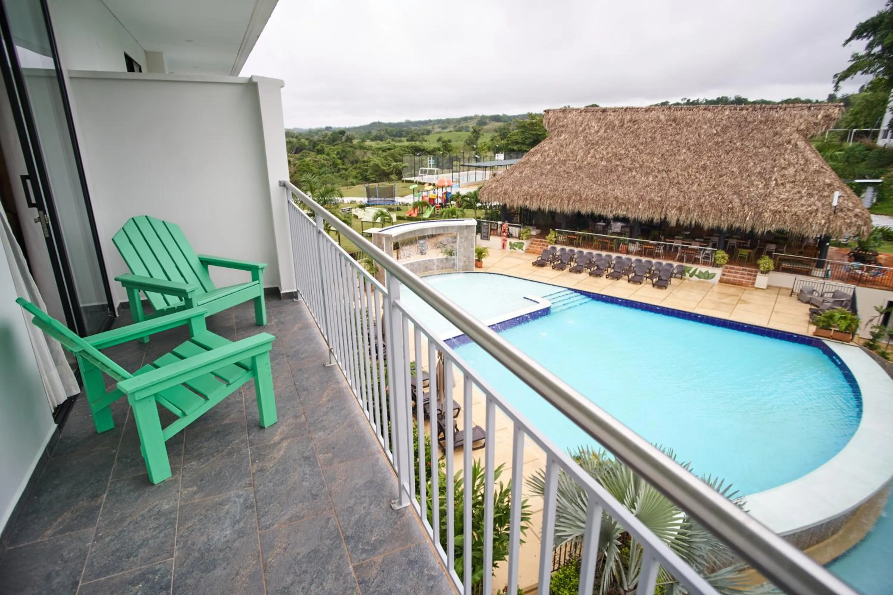 Pool view in Hotel Arbóreo Doradal