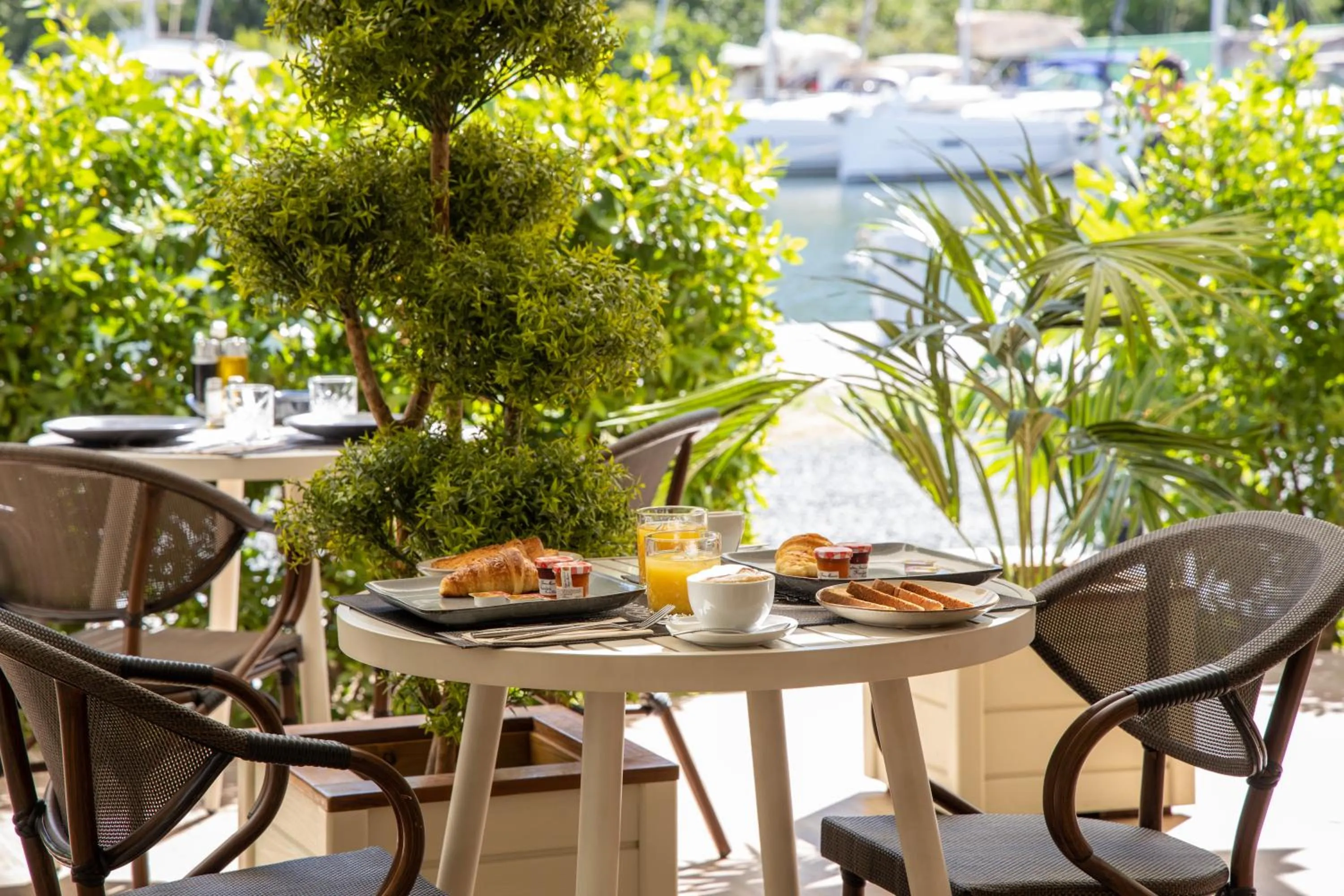 Breakfast in Blue Sail Hotel