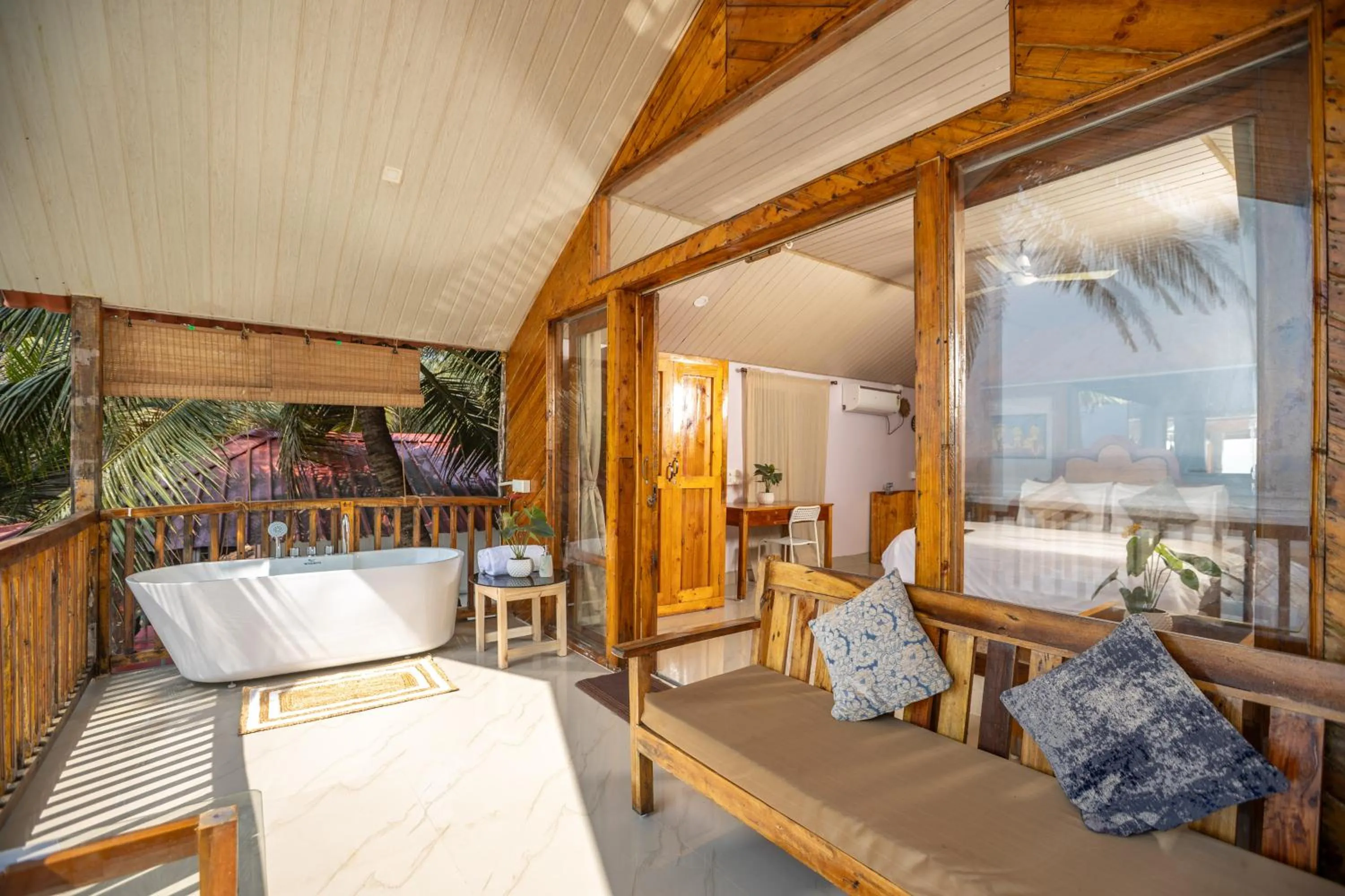 Balcony/Terrace in DucknChill-Agonda