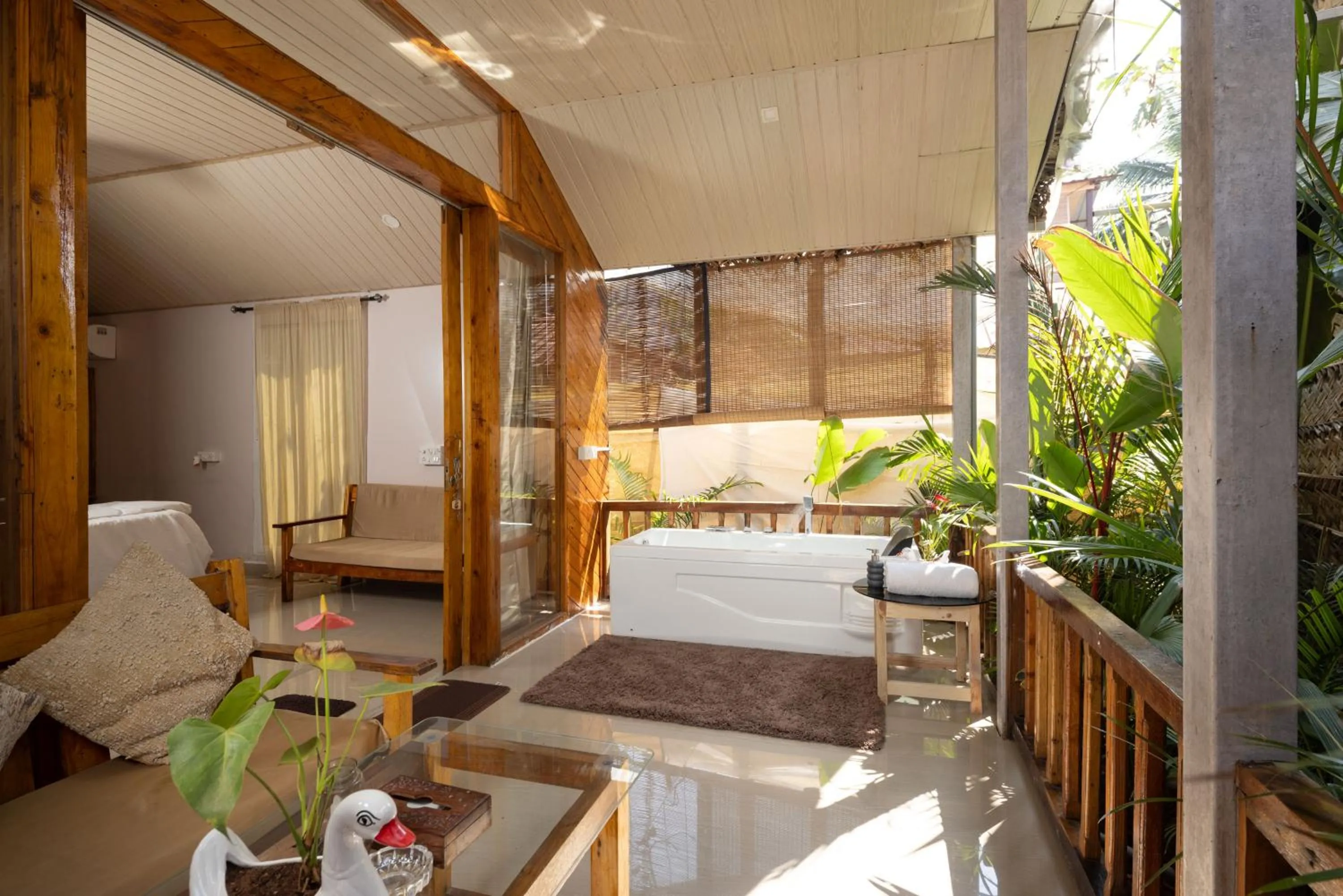 Balcony/Terrace in DucknChill-Agonda