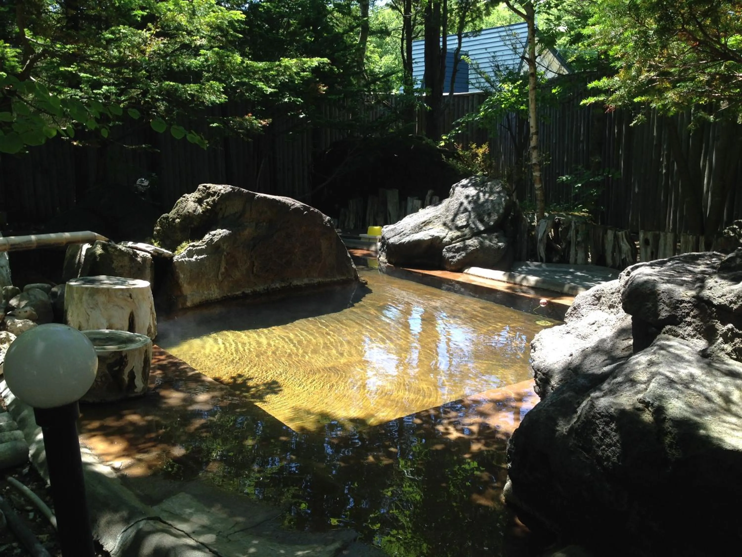 Open Air Bath in Hotel Parkway