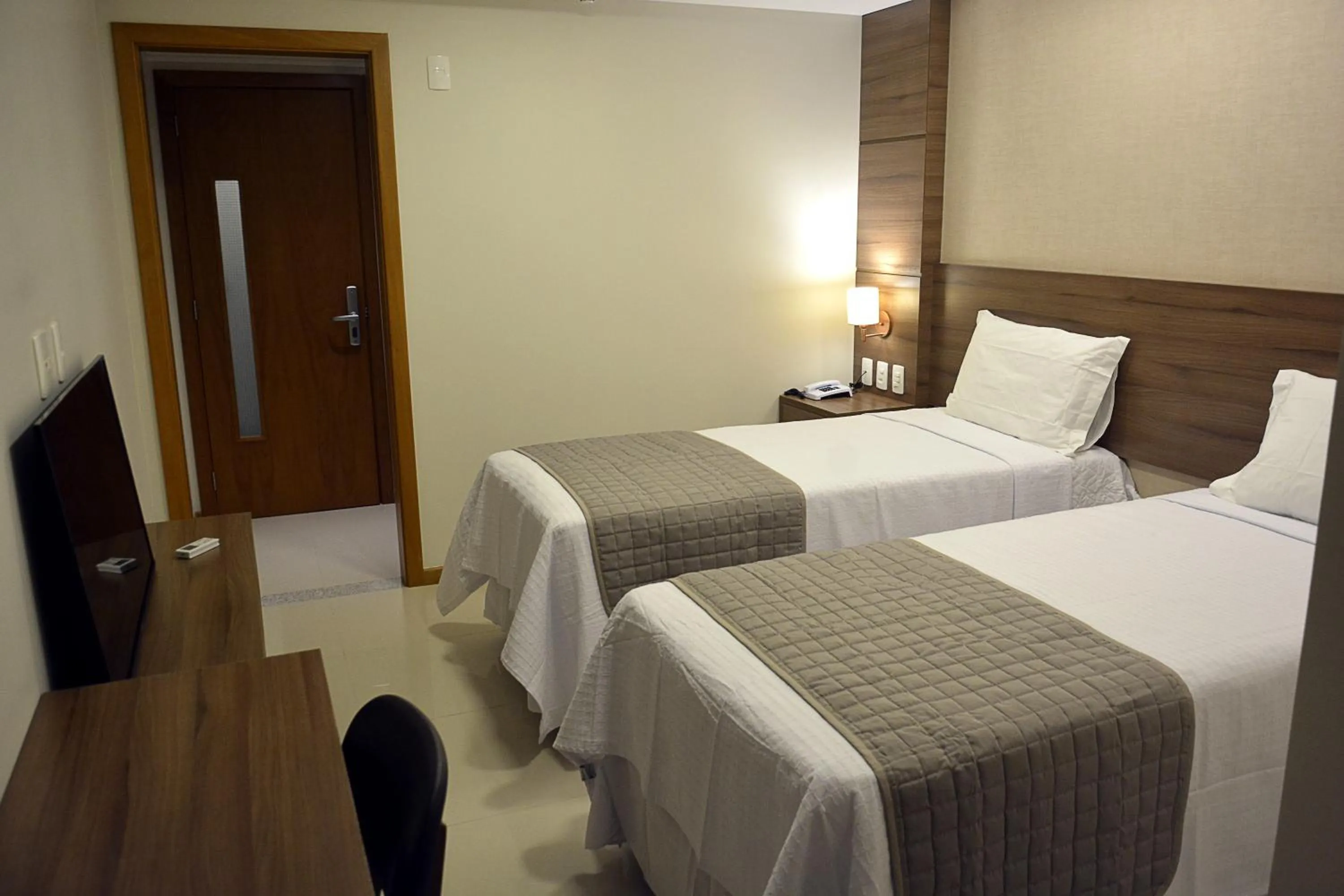 Bed in Pituba Praiamar Hotel