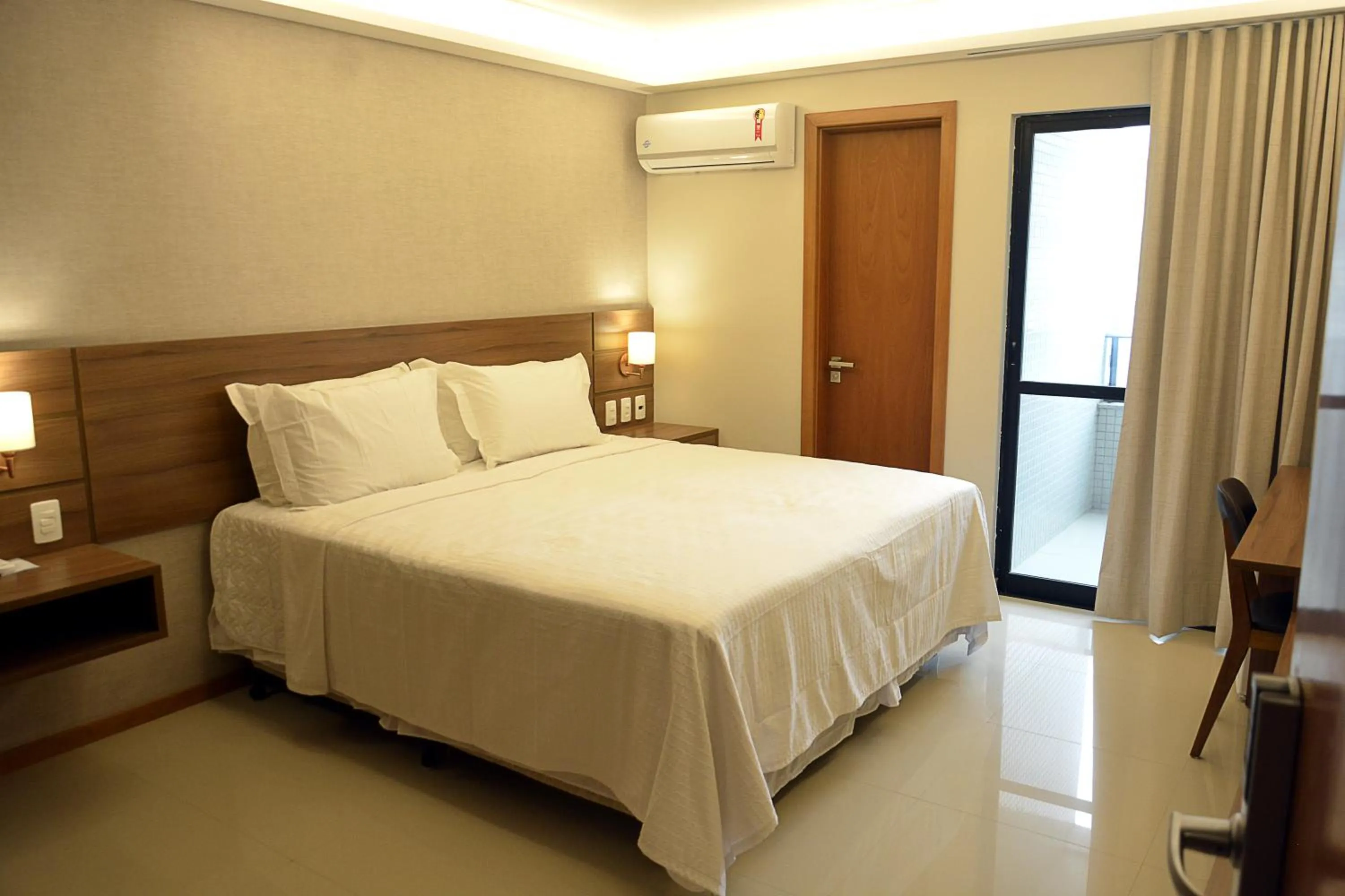 Bed in Pituba Praiamar Hotel