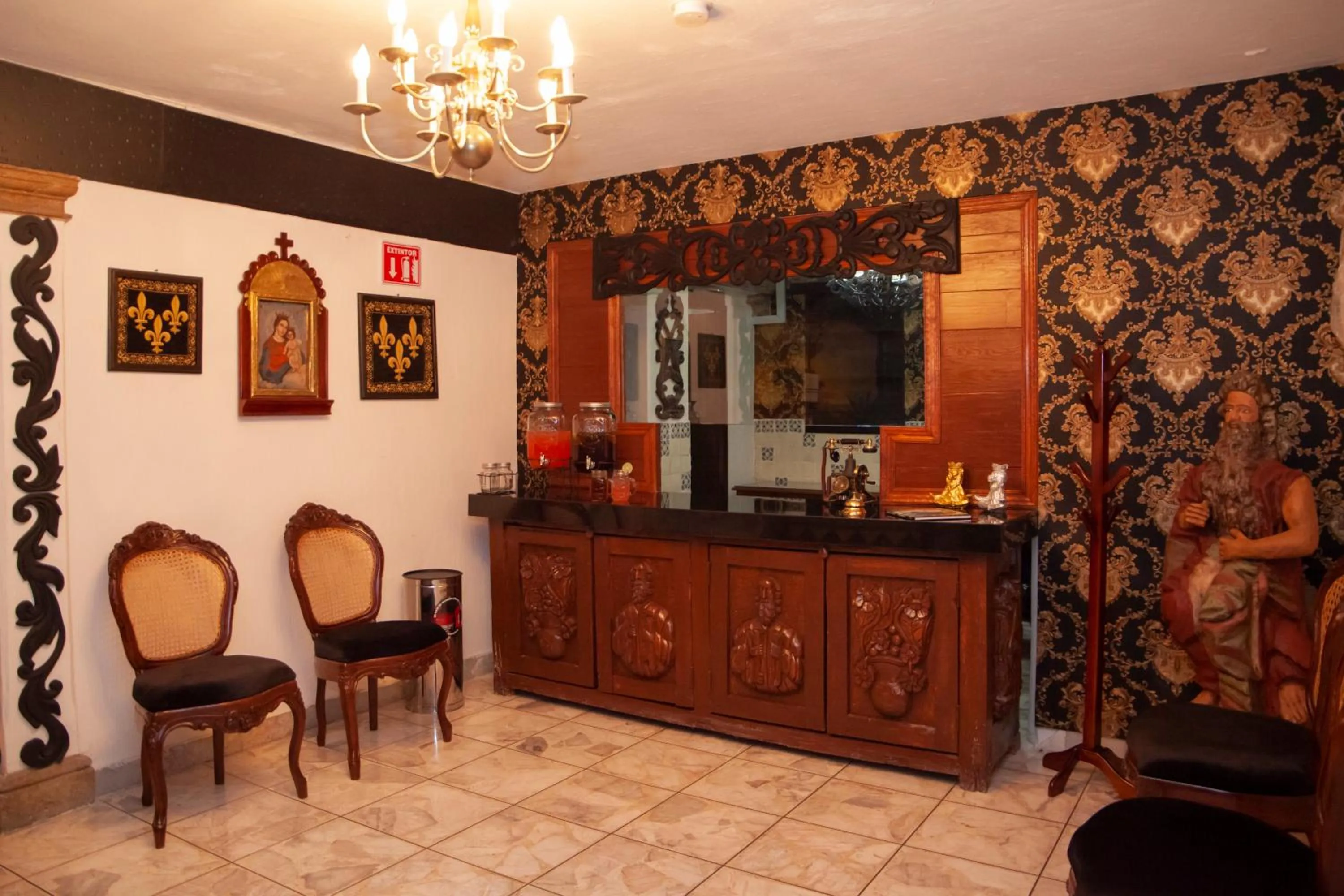 Lobby or reception in Hotel Boutique La Mansión Guadalajara
