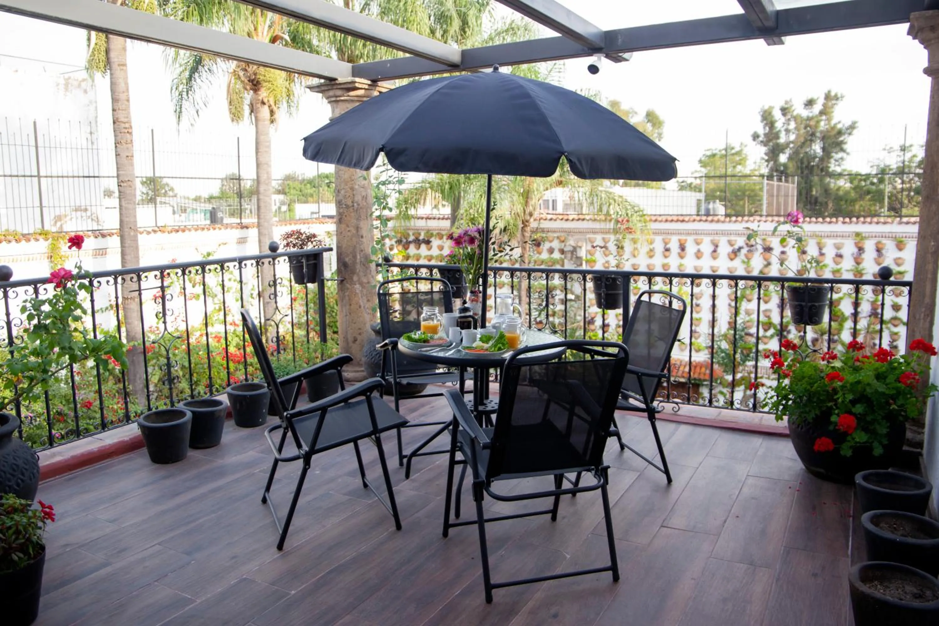 Balcony/Terrace in Hotel Boutique La Mansión Guadalajara