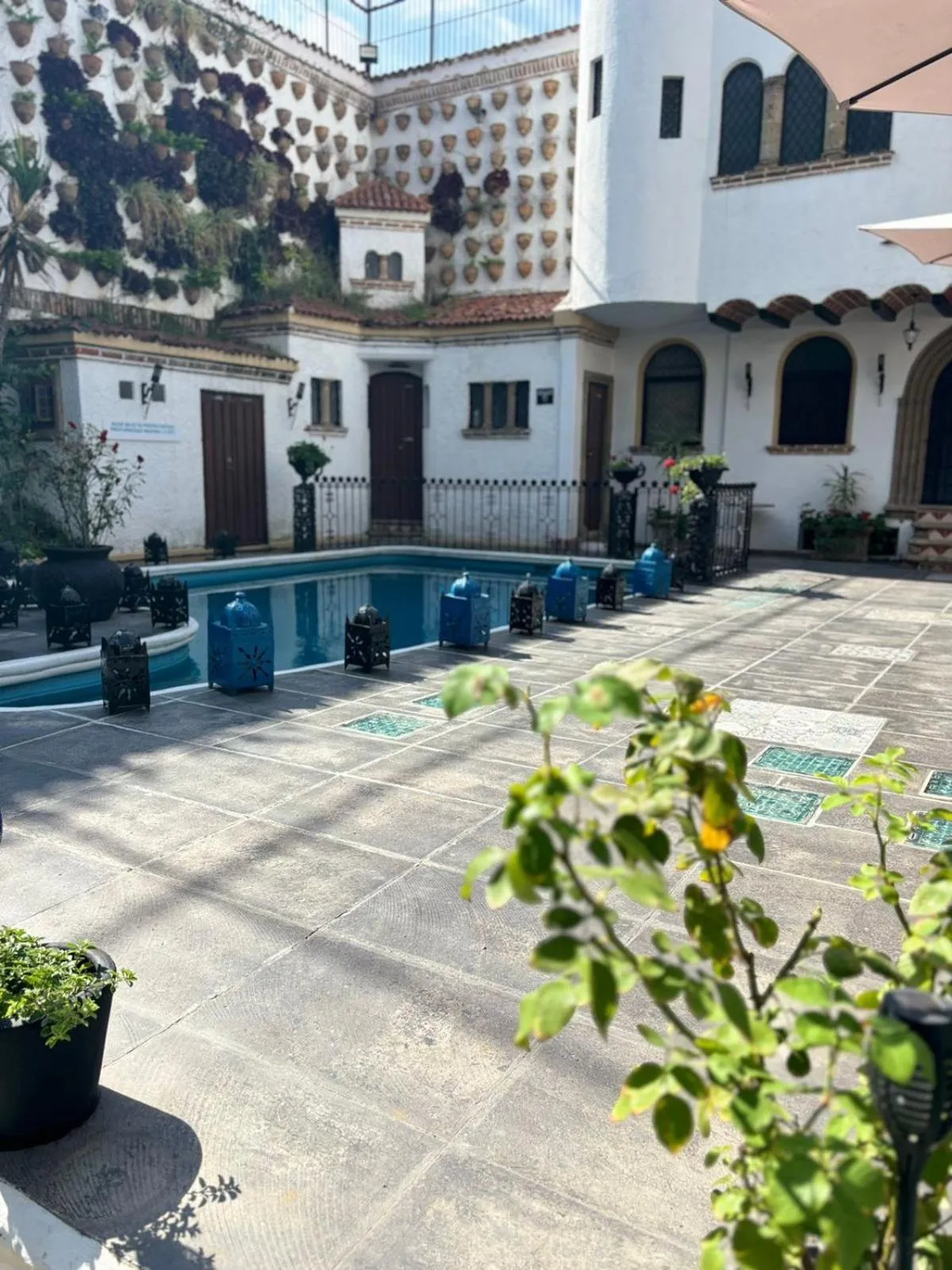 Swimming pool in Hotel Boutique La Mansión Guadalajara