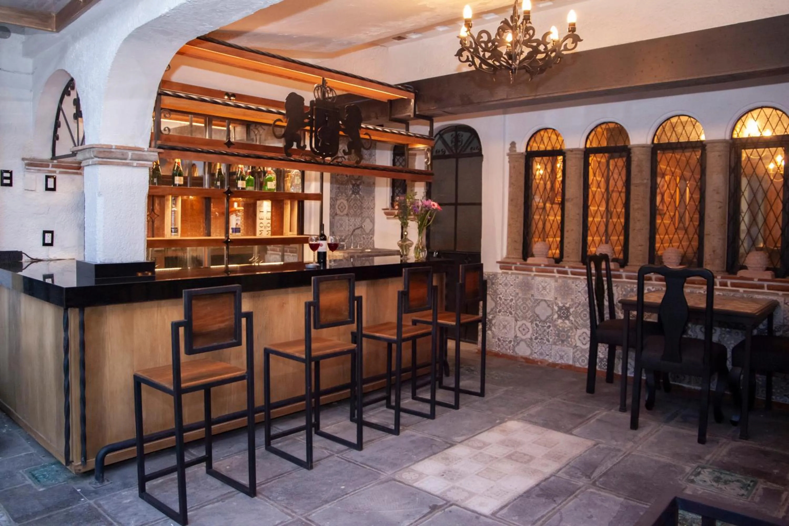 Lounge or bar in Hotel Boutique La Mansión Guadalajara