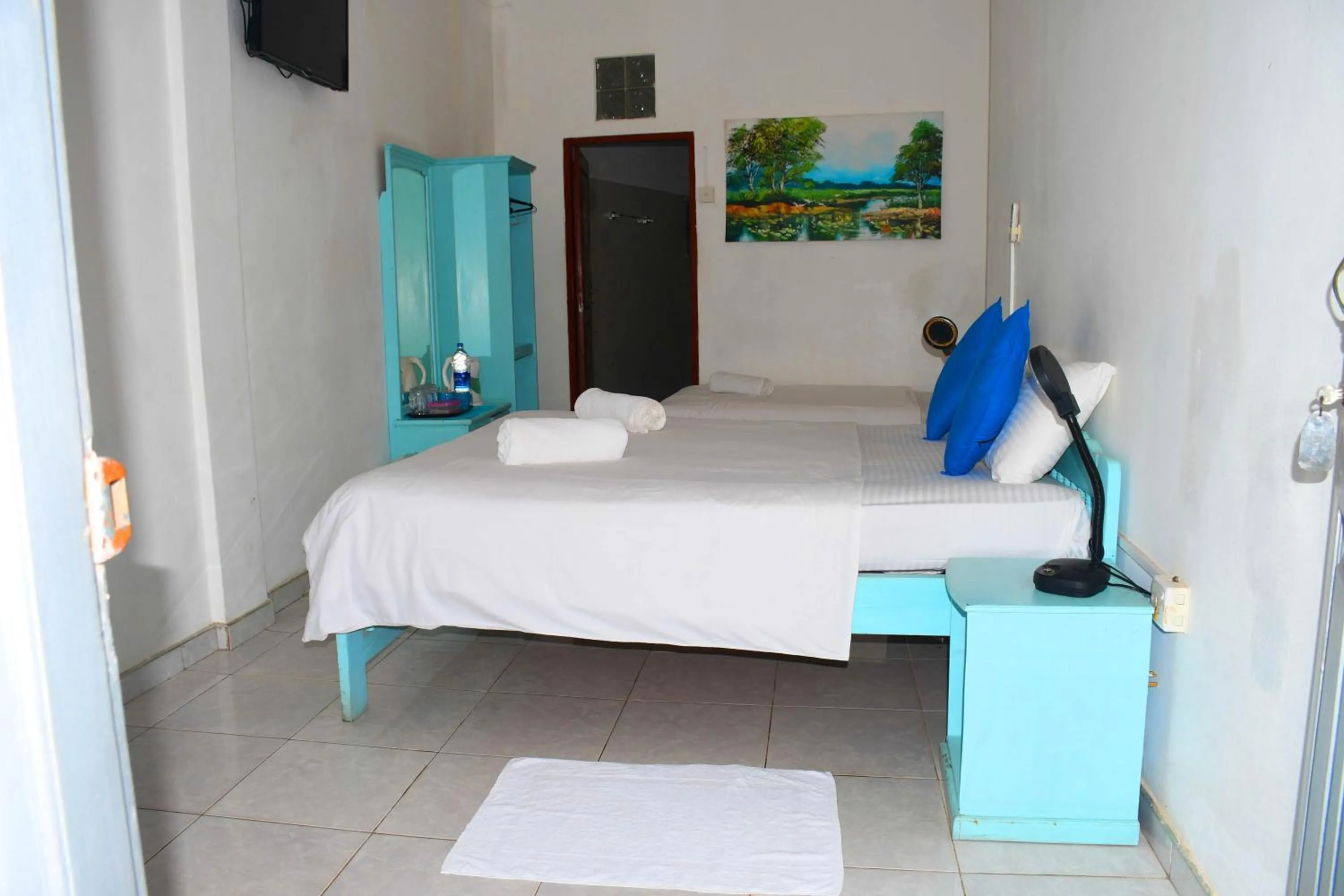 Bed in Rampart View Guesthouse