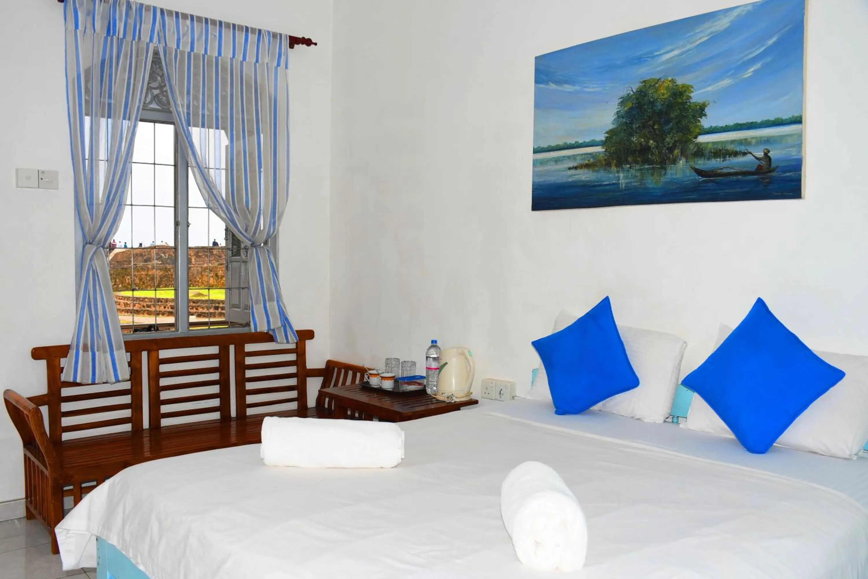 Bed in Rampart View Guesthouse