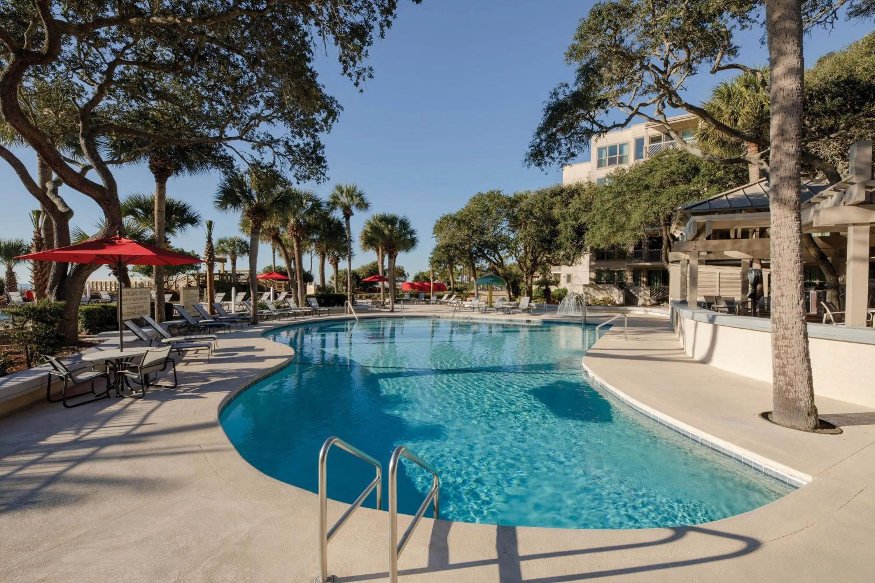 Swimming pool in Marriott's Monarch at Sea Pines