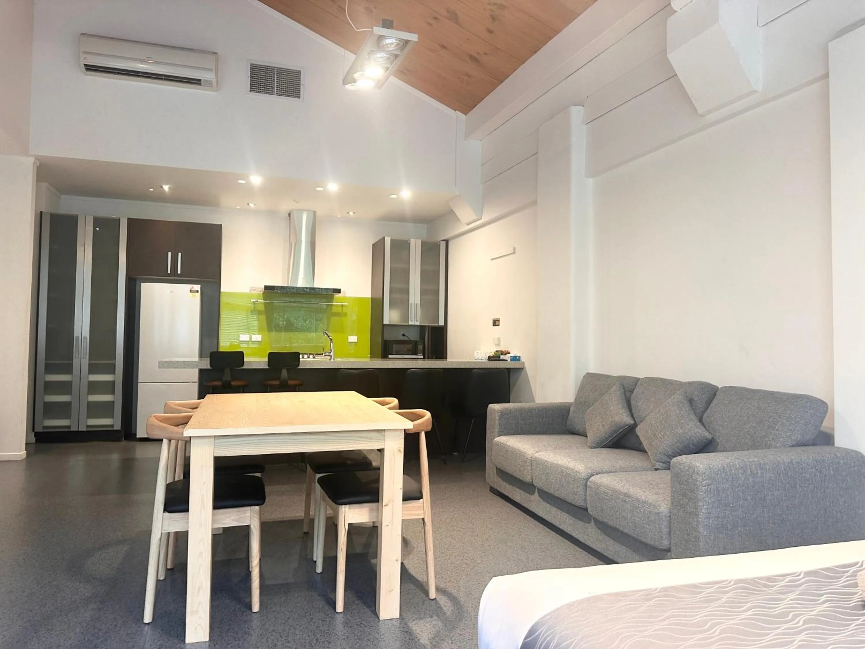 Kitchen or kitchenette in Gamma Hotel