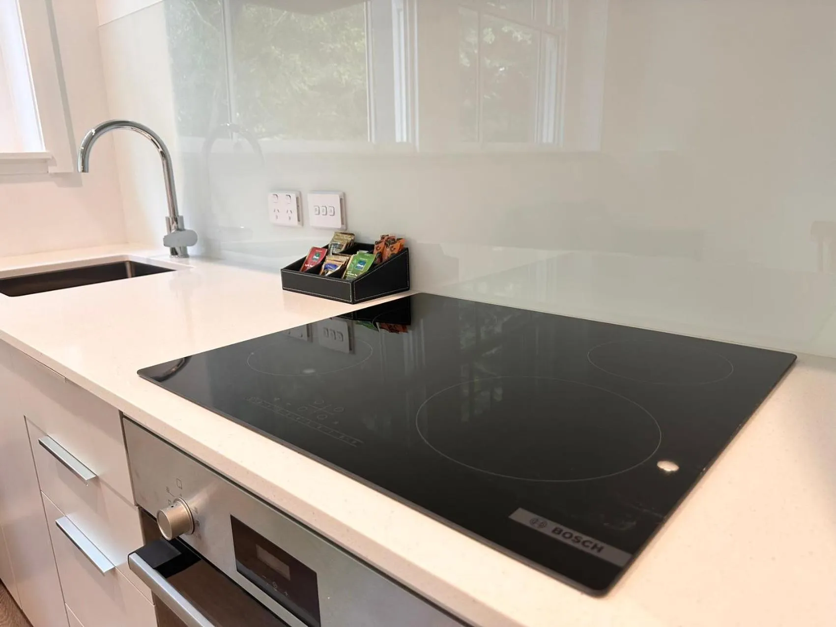 stove in Gamma Hotel