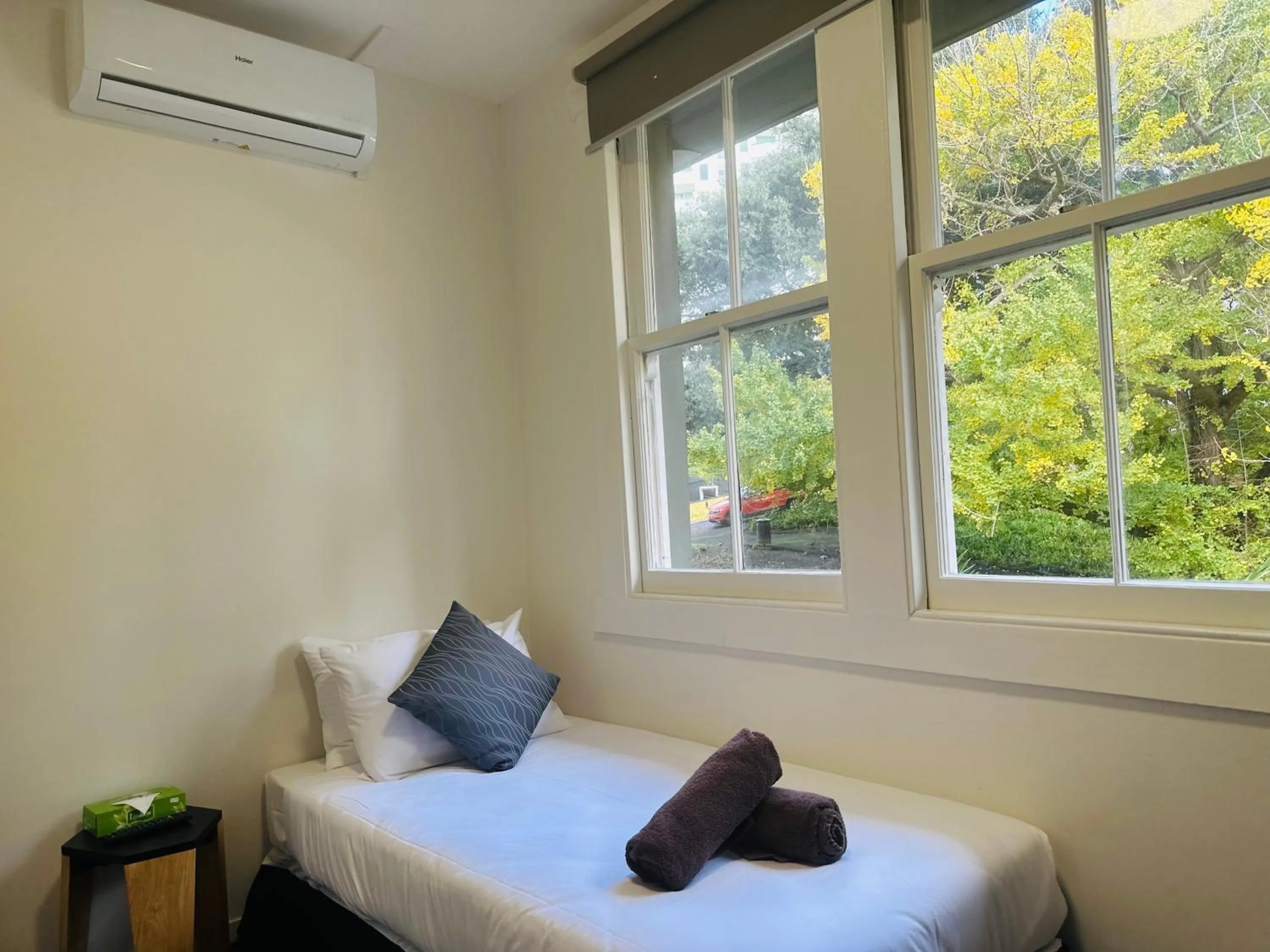 City view, Bed in Gamma Hotel