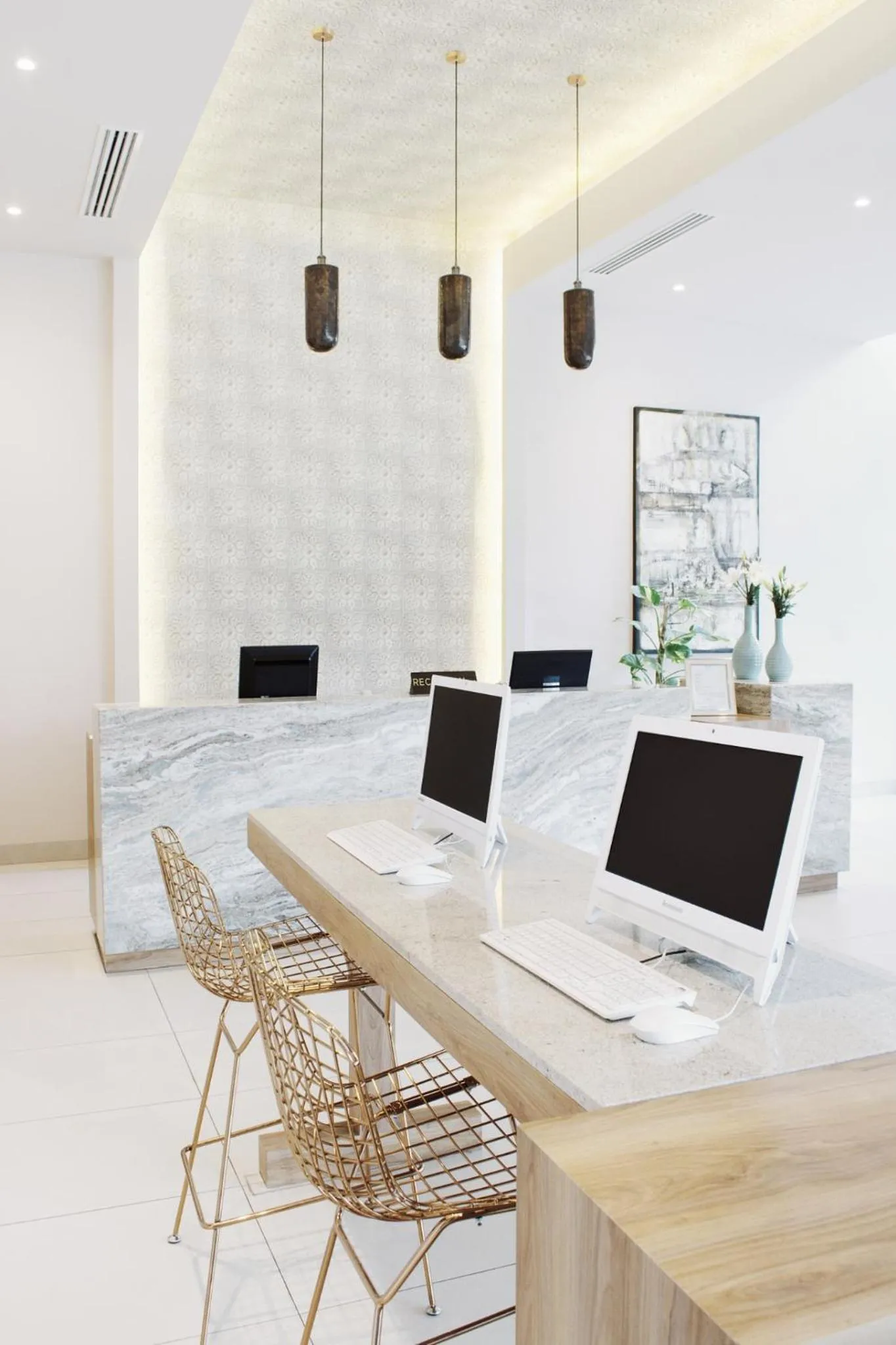 Lobby or reception in Áurea Hotel and Suites