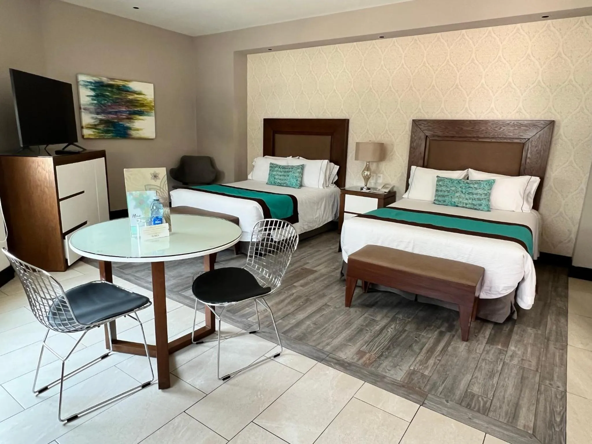 Bed in Áurea Hotel and Suites