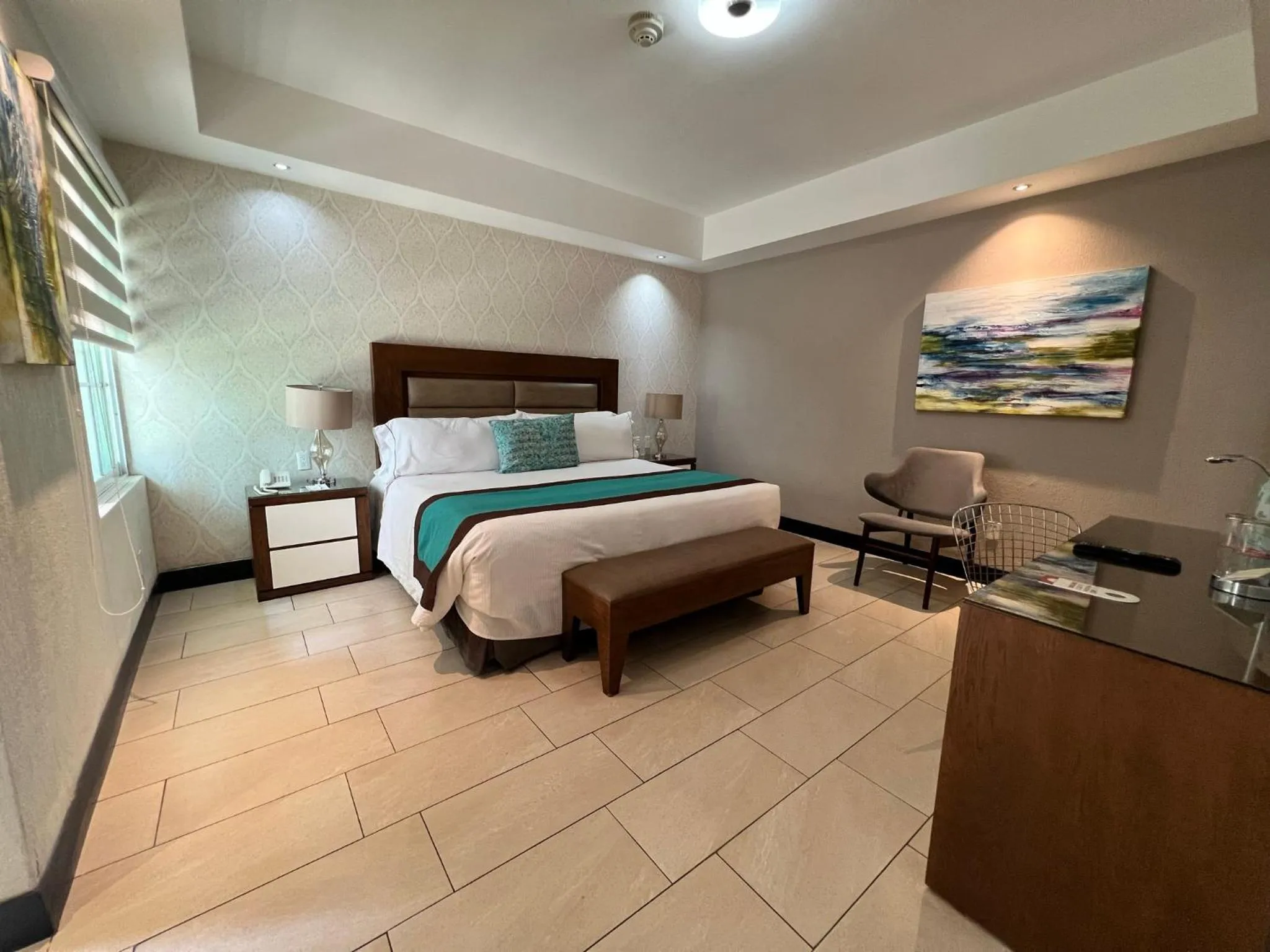 Bed in Áurea Hotel and Suites