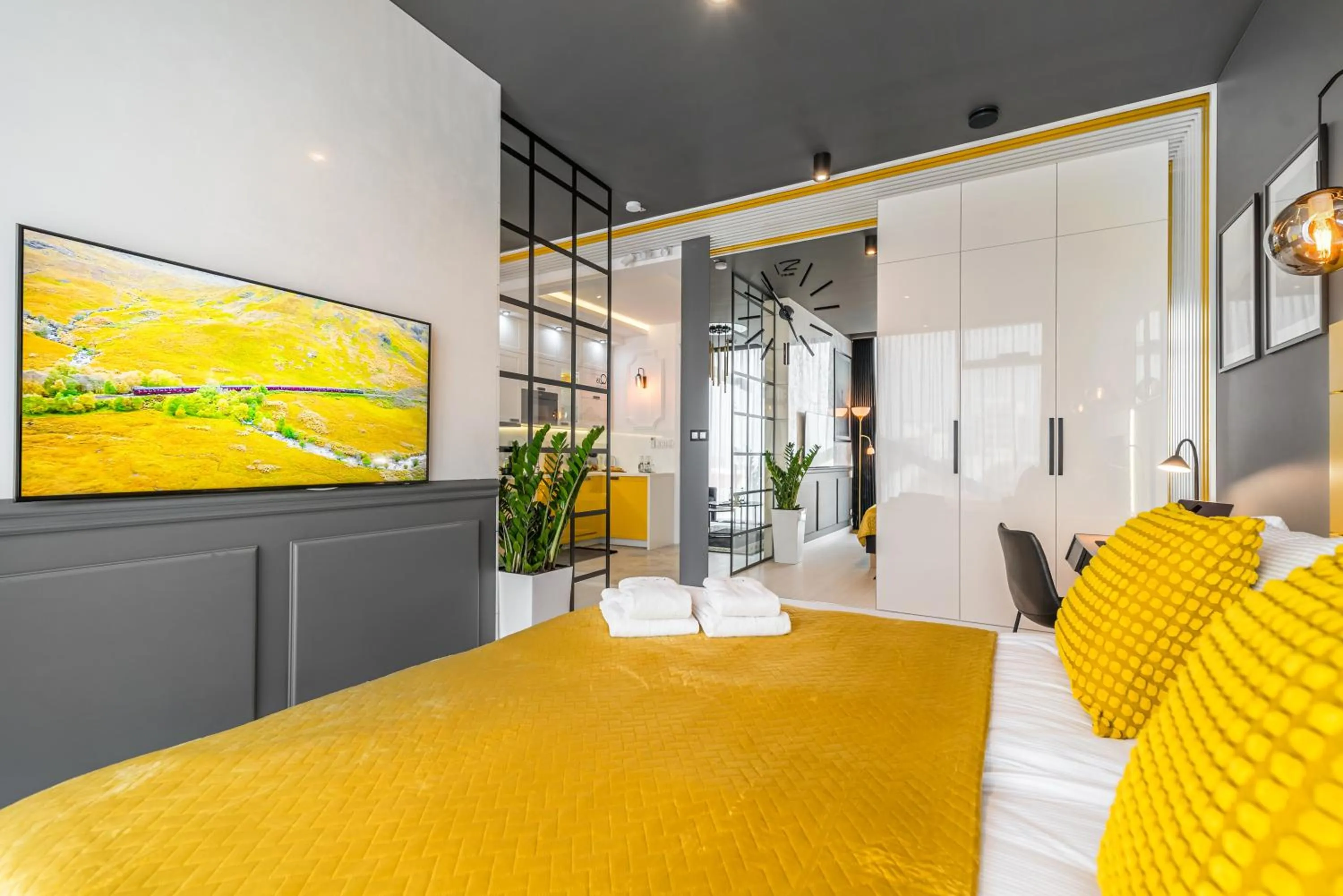 Living room in Q18 ApartHotel