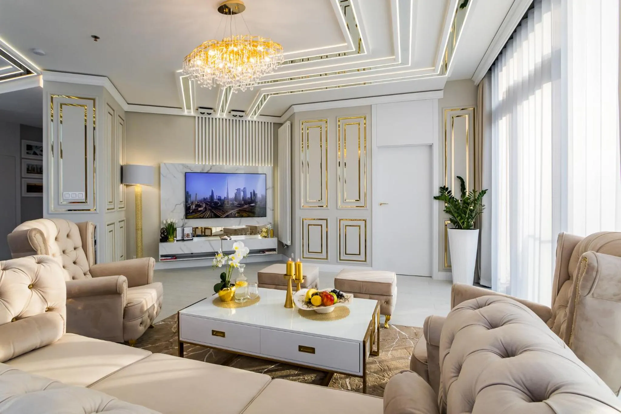 Living room in Q18 ApartHotel