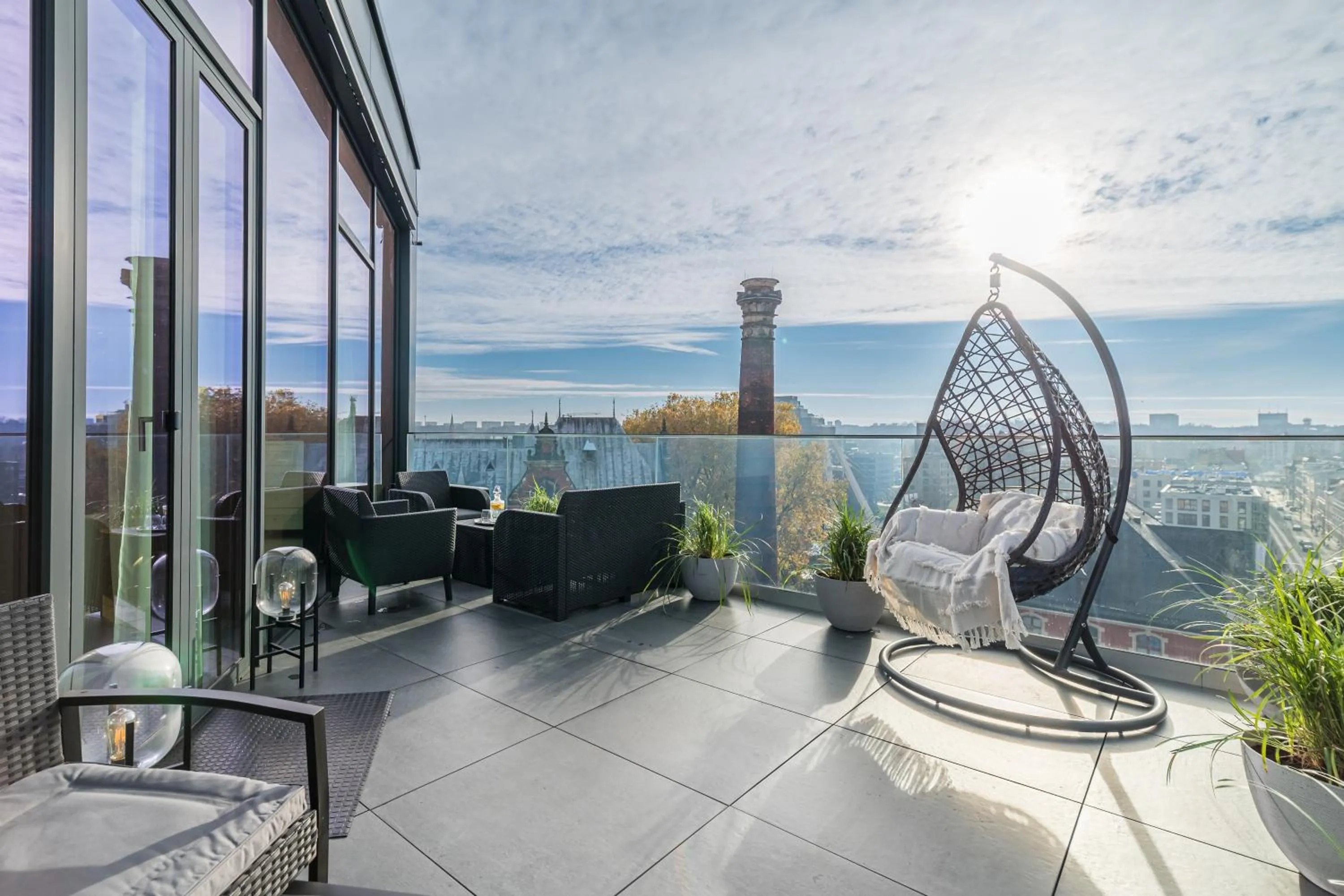 Patio in Q18 ApartHotel